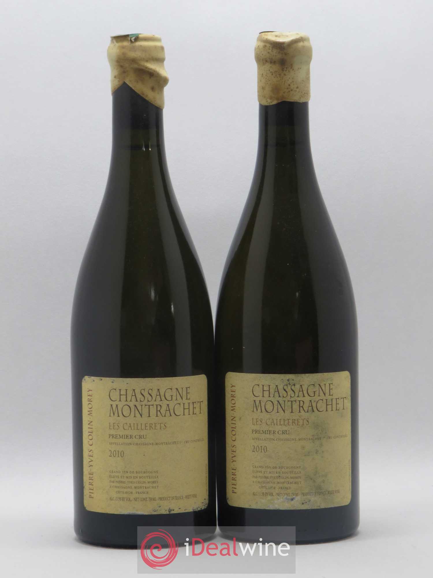 Chassagne-Montrachet 1er Cru Les Caillerets Pierre-Yves Colin Morey 2010 - Lot de 2 bouteilles - 0