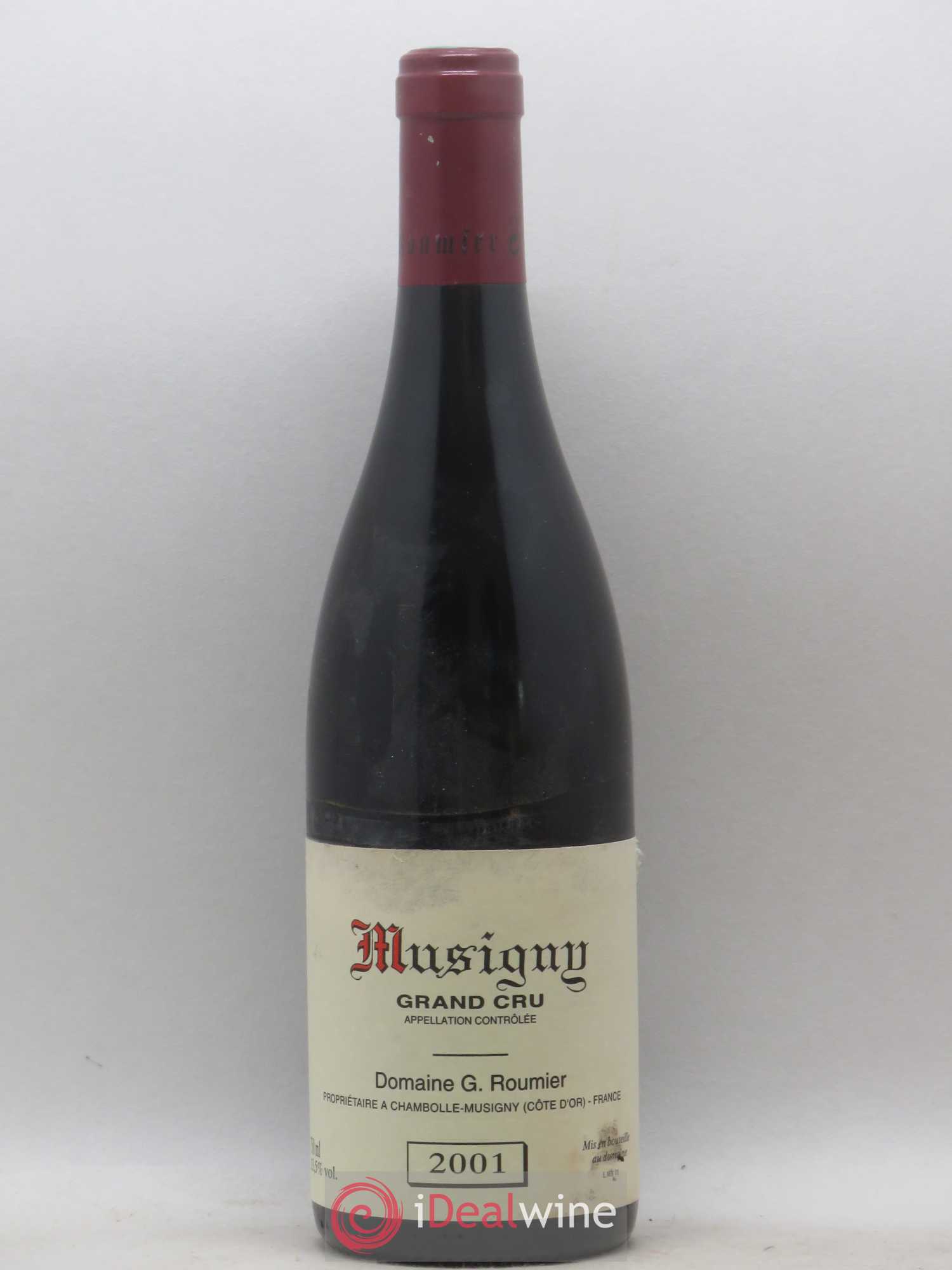 Musigny Grand Cru Georges Roumier (Domaine) 2001 - Lot de 1 bouteille - 0