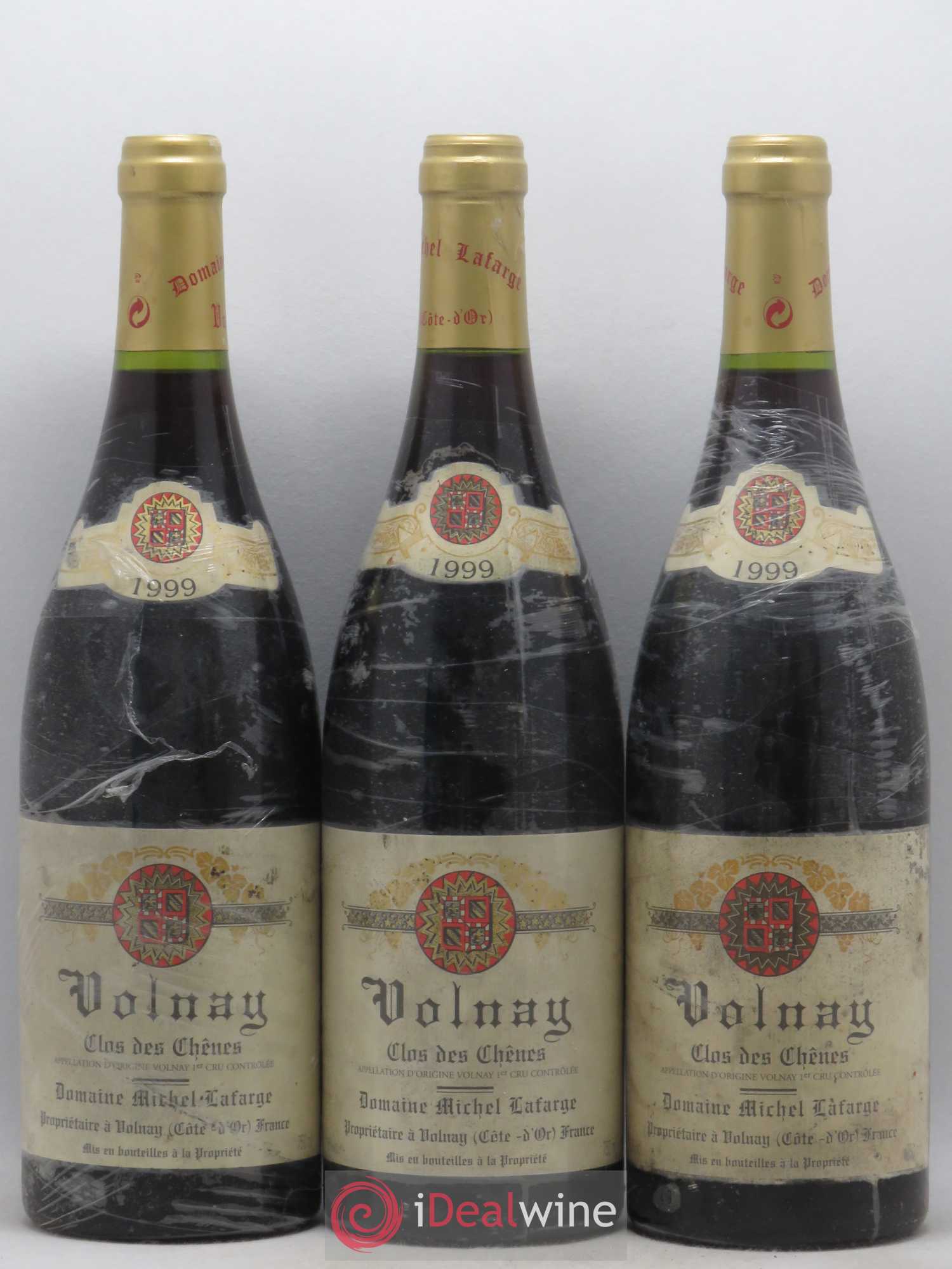 Volnay 1er Cru Clos des Chênes Lafarge (Domaine) 1999 - Lot de 3 bouteilles - 0