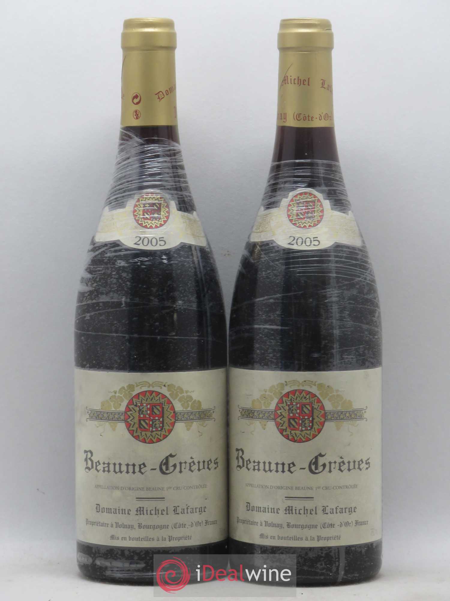 Beaune 1er Cru Grèves Lafarge (Domaine) 2005 - Lot de 2 bouteilles - 0