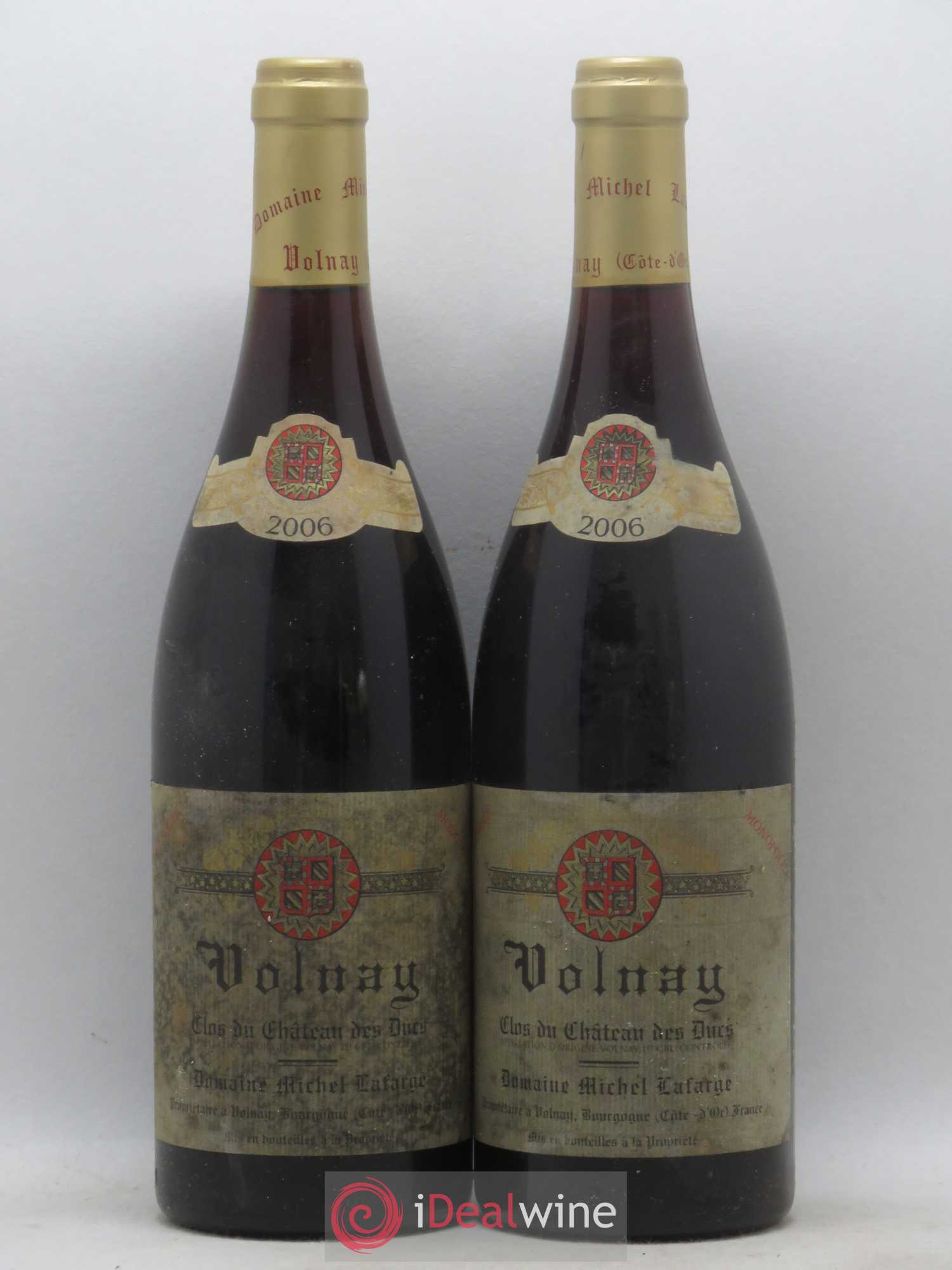 Volnay 1er Cru Clos du Château des Ducs Lafarge (Domaine) 2006 - Lot de 2 bouteilles - 0