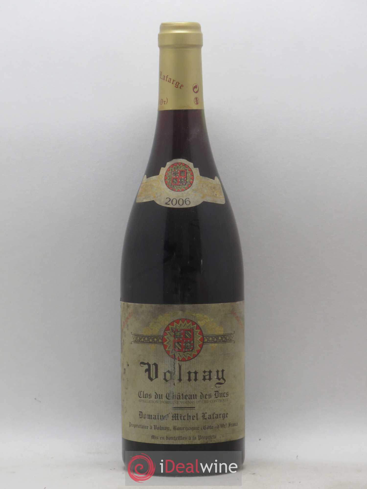 Volnay 1er Cru Clos du Château des Ducs Lafarge (Domaine) 2006 - Lot de 1 bouteille - 0
