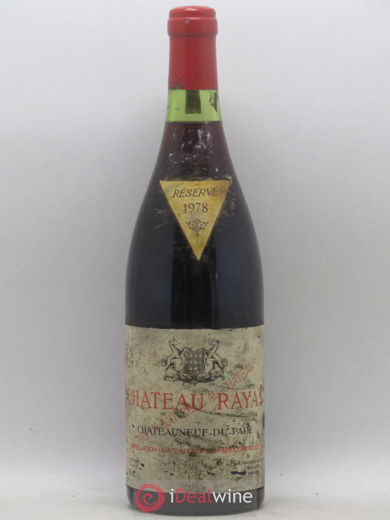 Châteauneuf-du-Pape Château Rayas Emmanuel Reynaud 1978 - Lot de 1 bouteille - 0