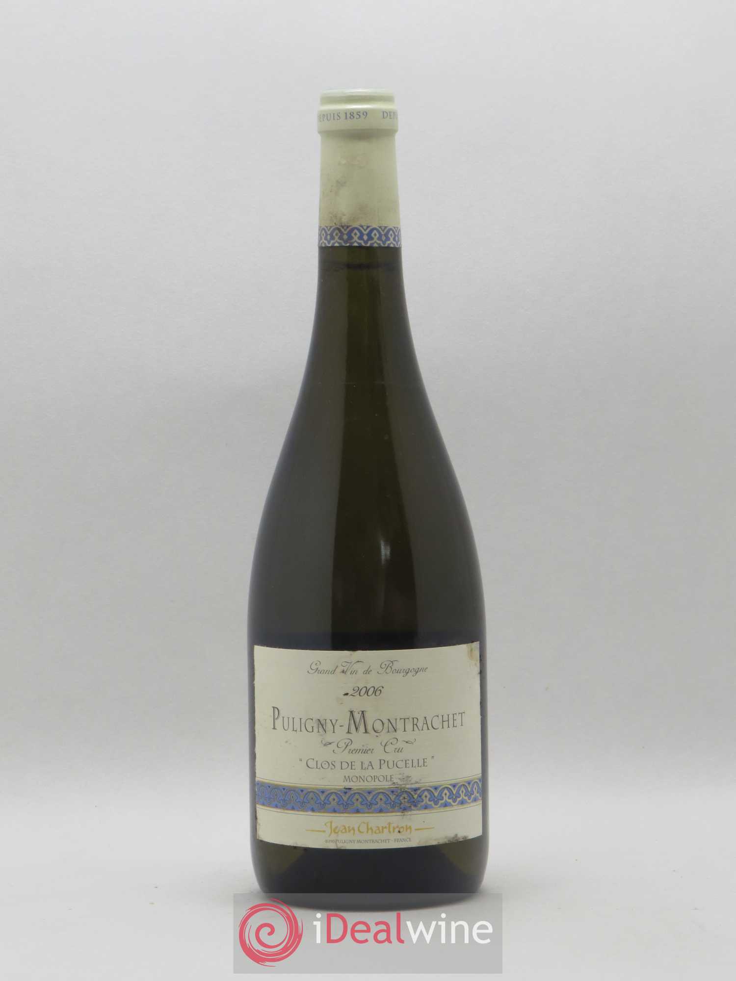 Puligny-Montrachet 1er Cru Clos de la Pucelle Jean Chartron (Domaine) 2006 - Lot de 1 bouteille - 0