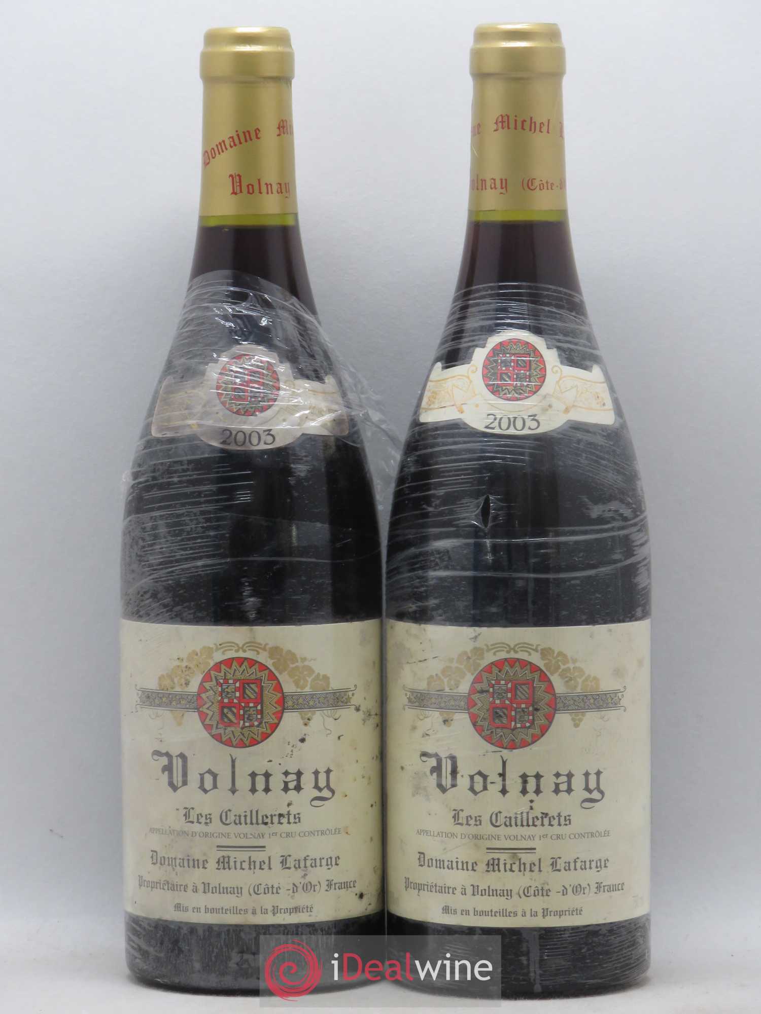 Volnay 1er Cru Les Caillerets Lafarge (Domaine) 2003 - Lot de 2 bouteilles - 0