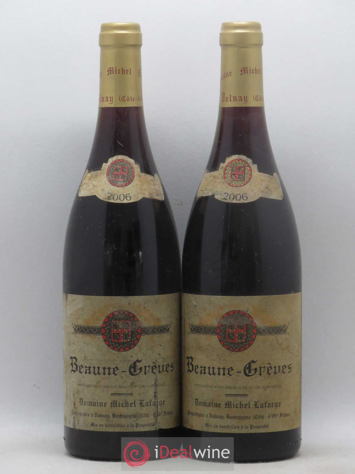Beaune 1er Cru Grèves Lafarge (Domaine) 2006 - Lot de 2 bouteilles - 0