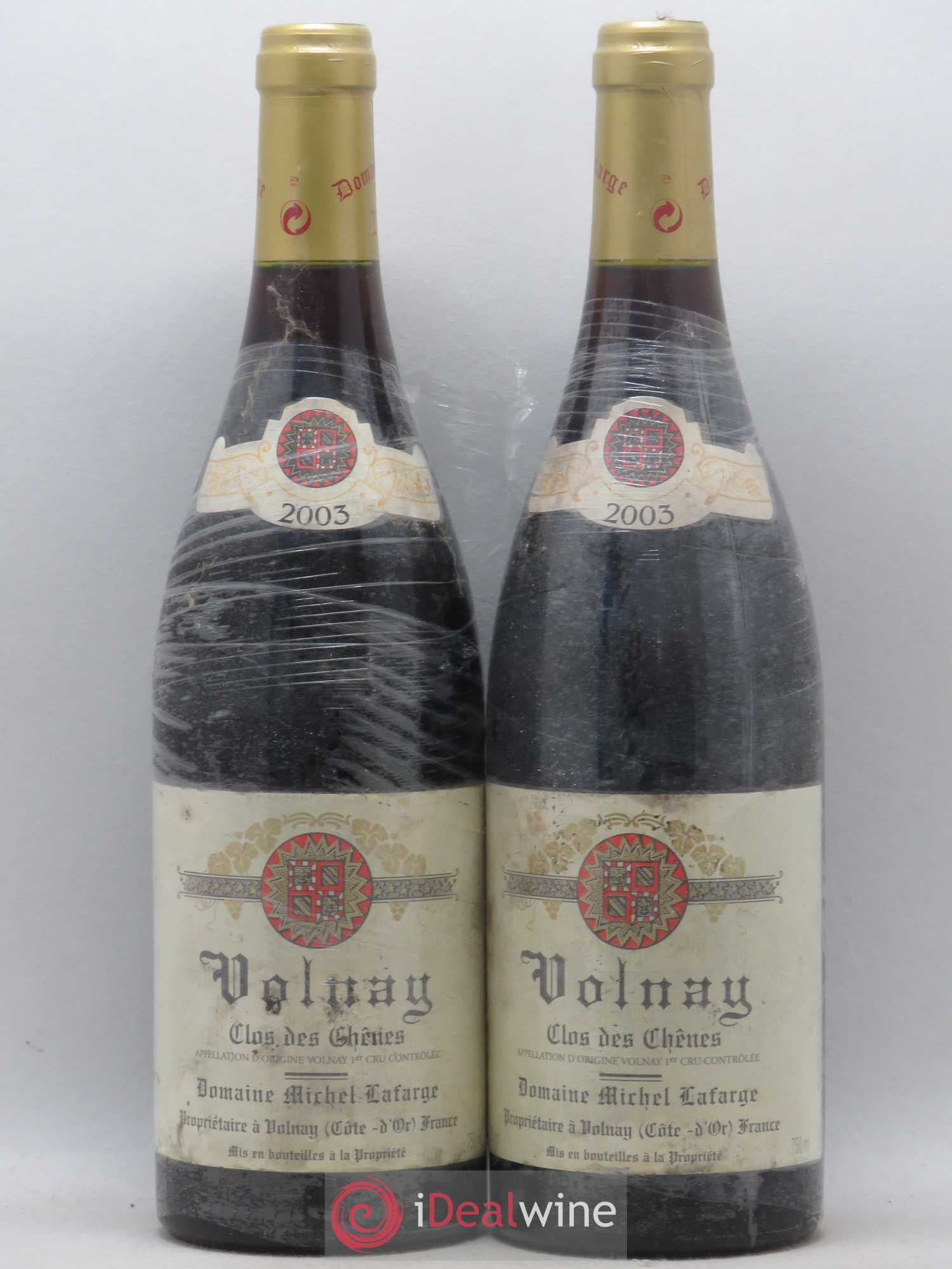 Volnay 1er Cru Clos des Chênes Lafarge (Domaine) 2003 - Lot de 2 bouteilles - 0