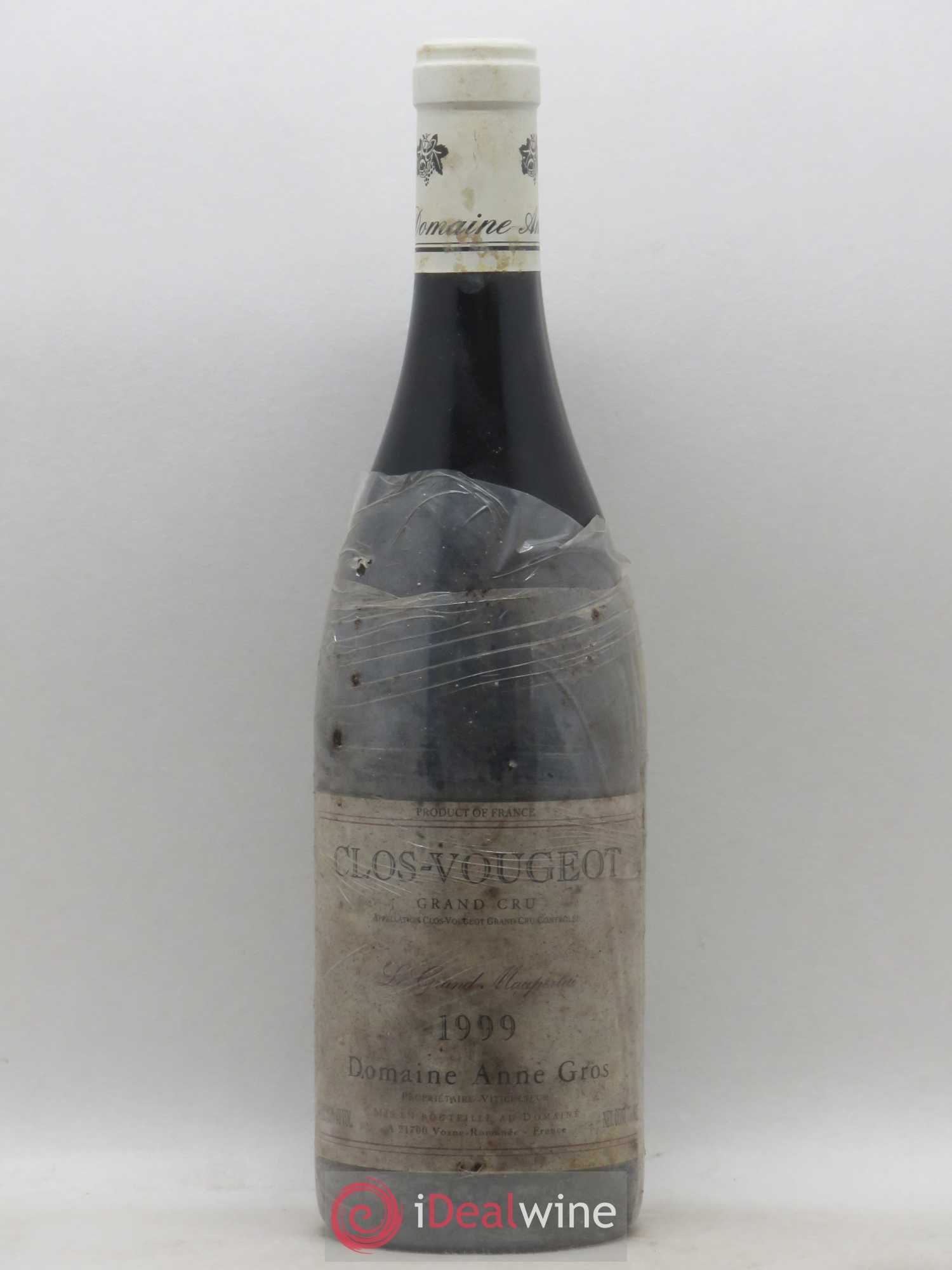 Clos de Vougeot Grand Cru Le Grand Maupertui Anne Gros 1999 - Lot de 1 bouteille - 0