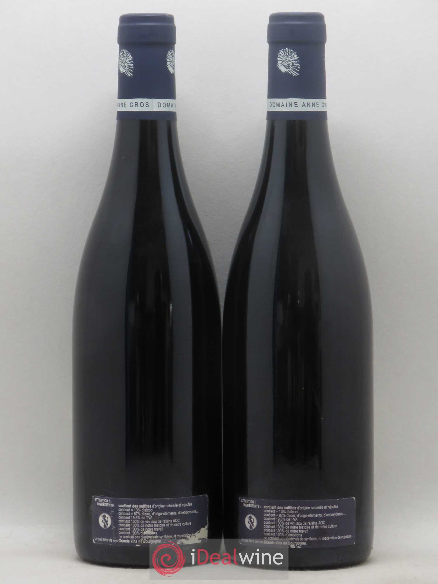 Clos de Vougeot Grand Cru Le Grand Maupertui Anne Gros 2006 - Lot de 2 bouteilles - 1