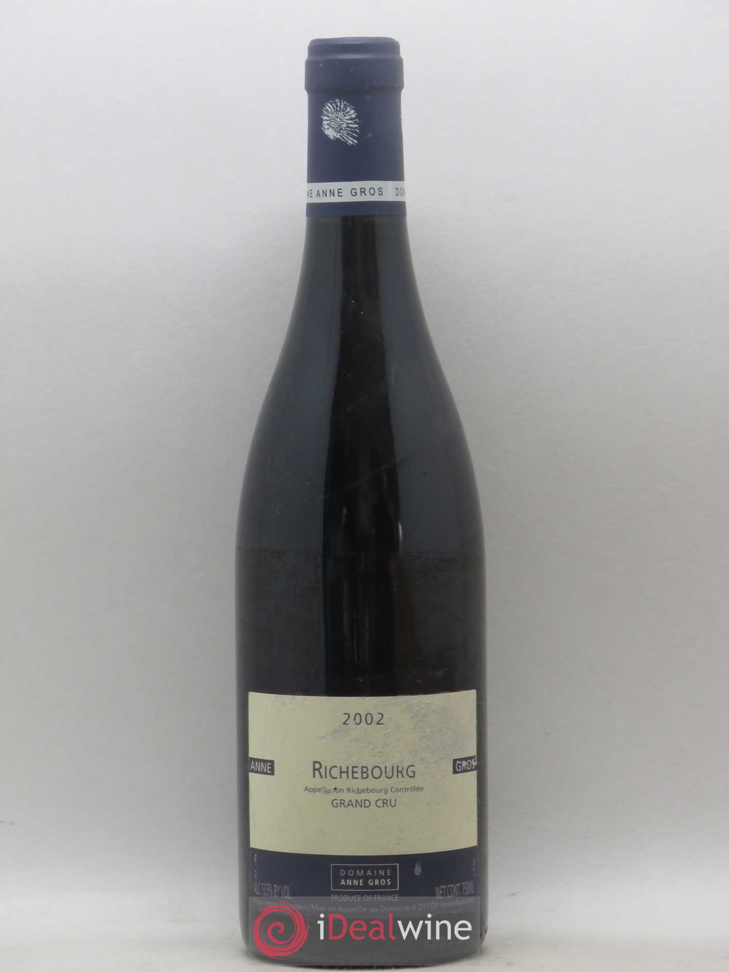 Richebourg Grand Cru Anne Gros 2002 - Lot de 1 bouteille - 0