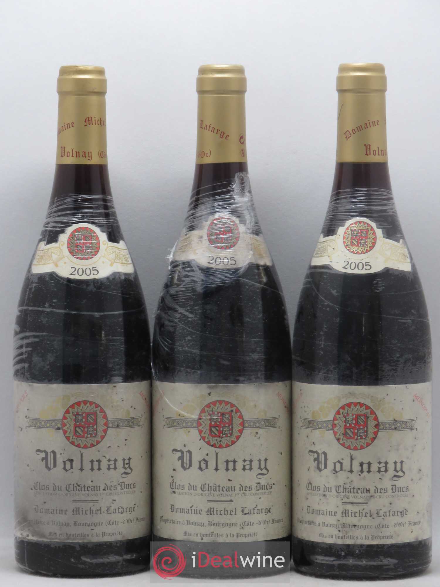 Volnay 1er Cru Clos du Château des Ducs Lafarge (Domaine) 2005 - Lot de 3 bouteilles - 0