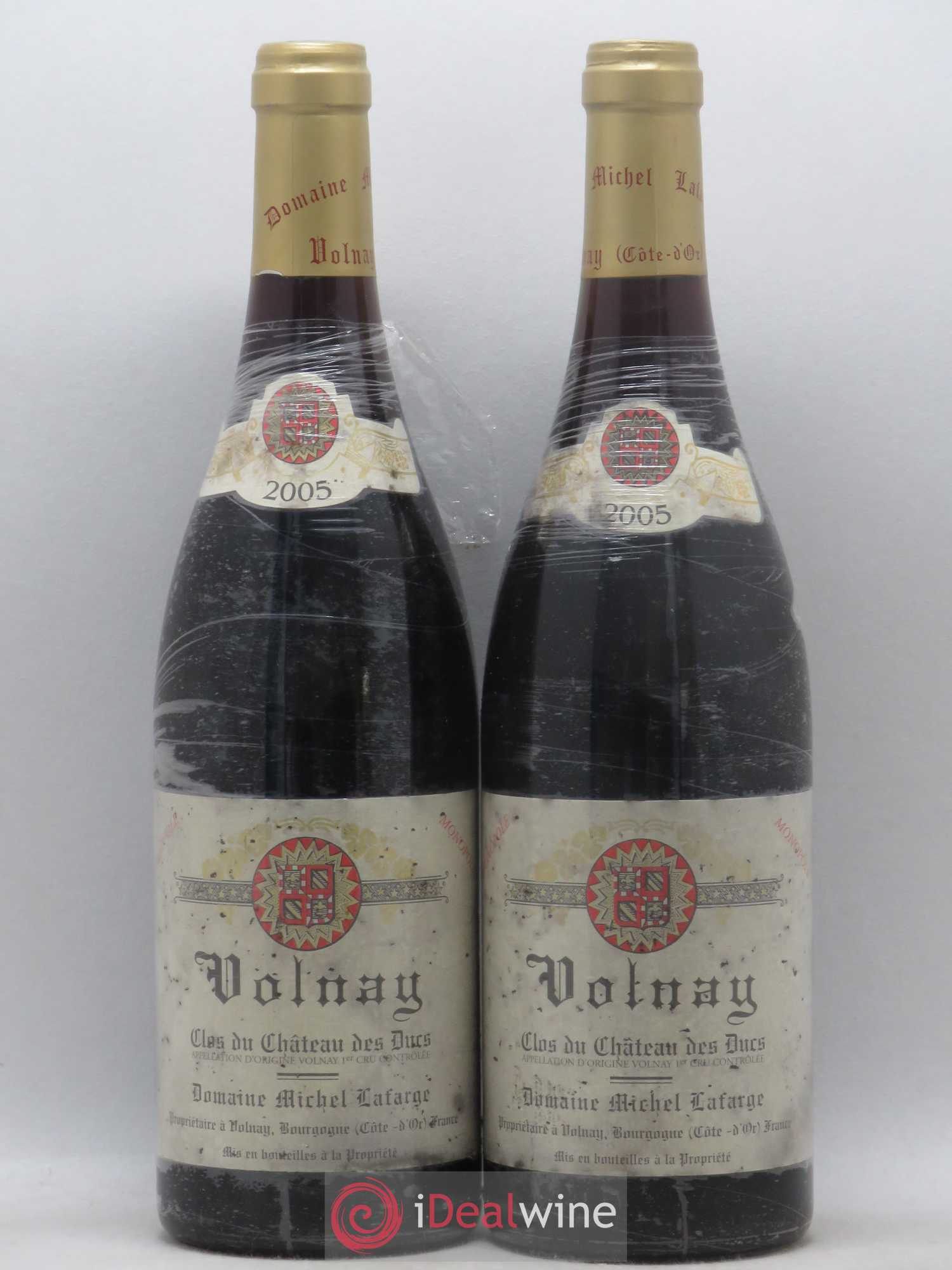 Volnay 1er Cru Clos du Château des Ducs Lafarge (Domaine) 2005 - Lot de 2 bouteilles - 0