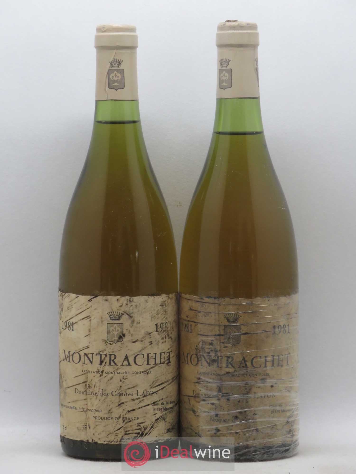 Montrachet Grand Cru Comtes Lafon (Domaine des) 1981 - Lot de 2 bouteilles - 0
