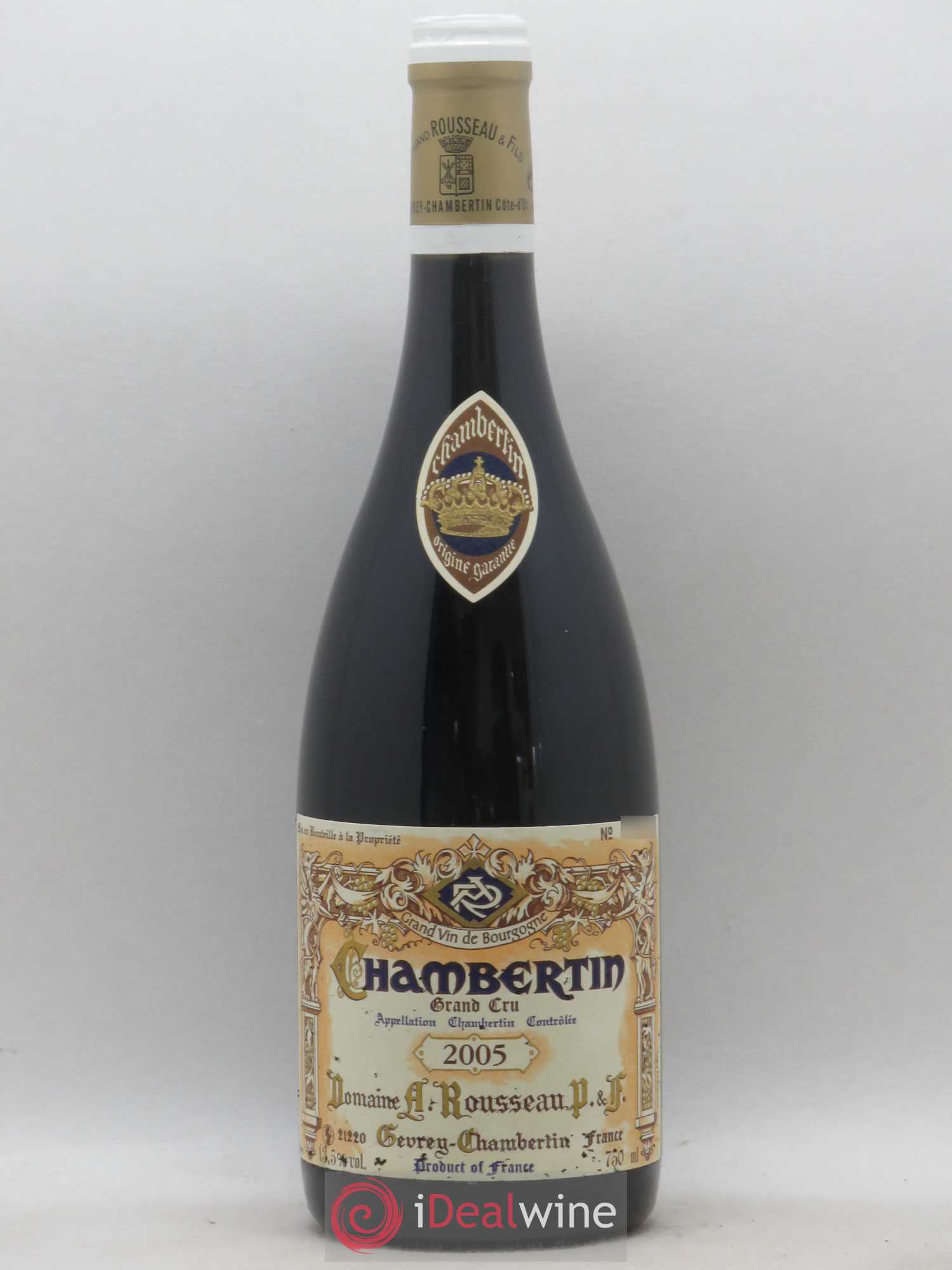 Chambertin Grand Cru Armand Rousseau (Domaine) 2005 - Lot de 1 bouteille - 0