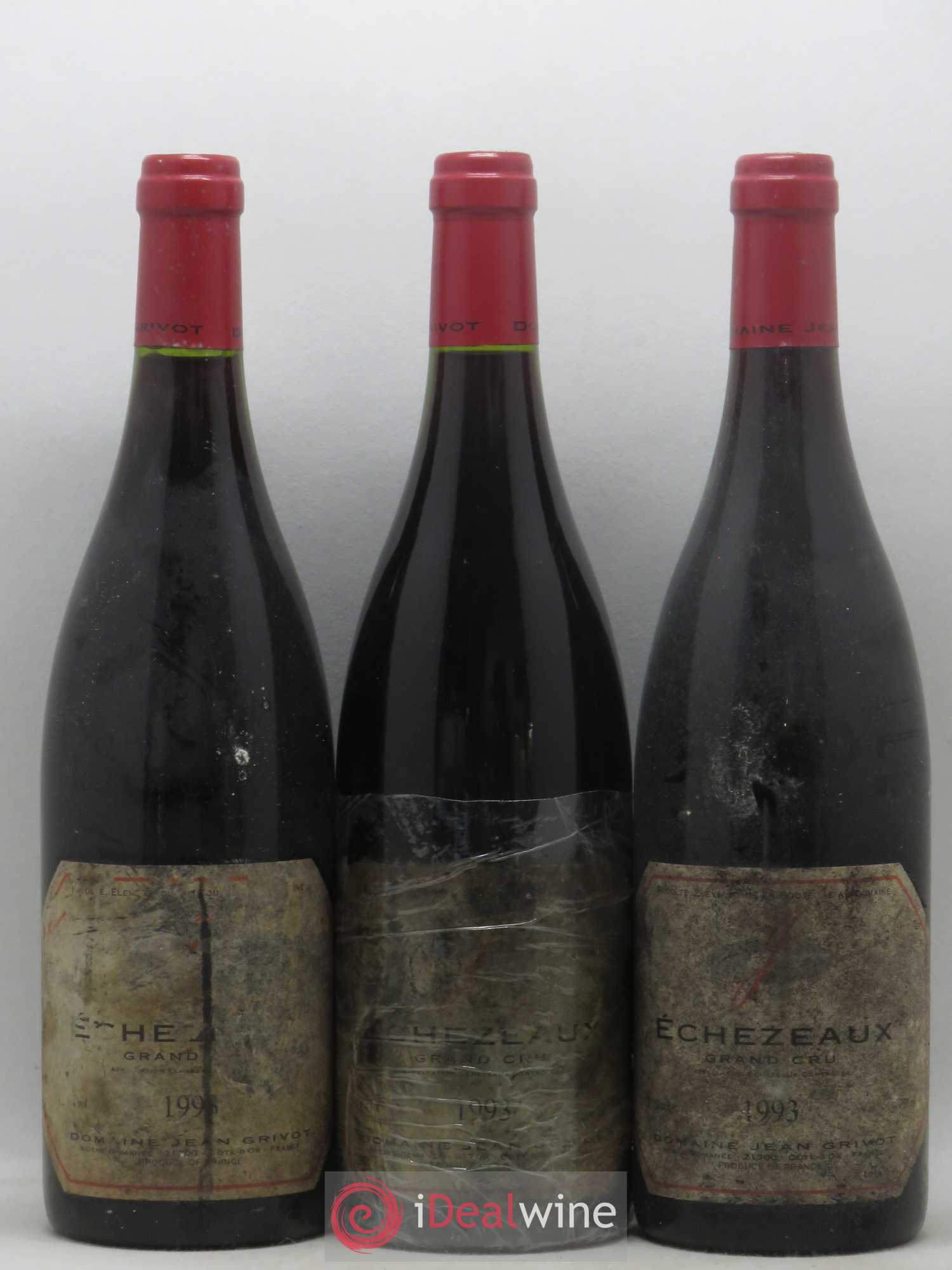 Echezeaux Grand Cru Jean Grivot 1993 - Lot de 3 bouteilles - 0