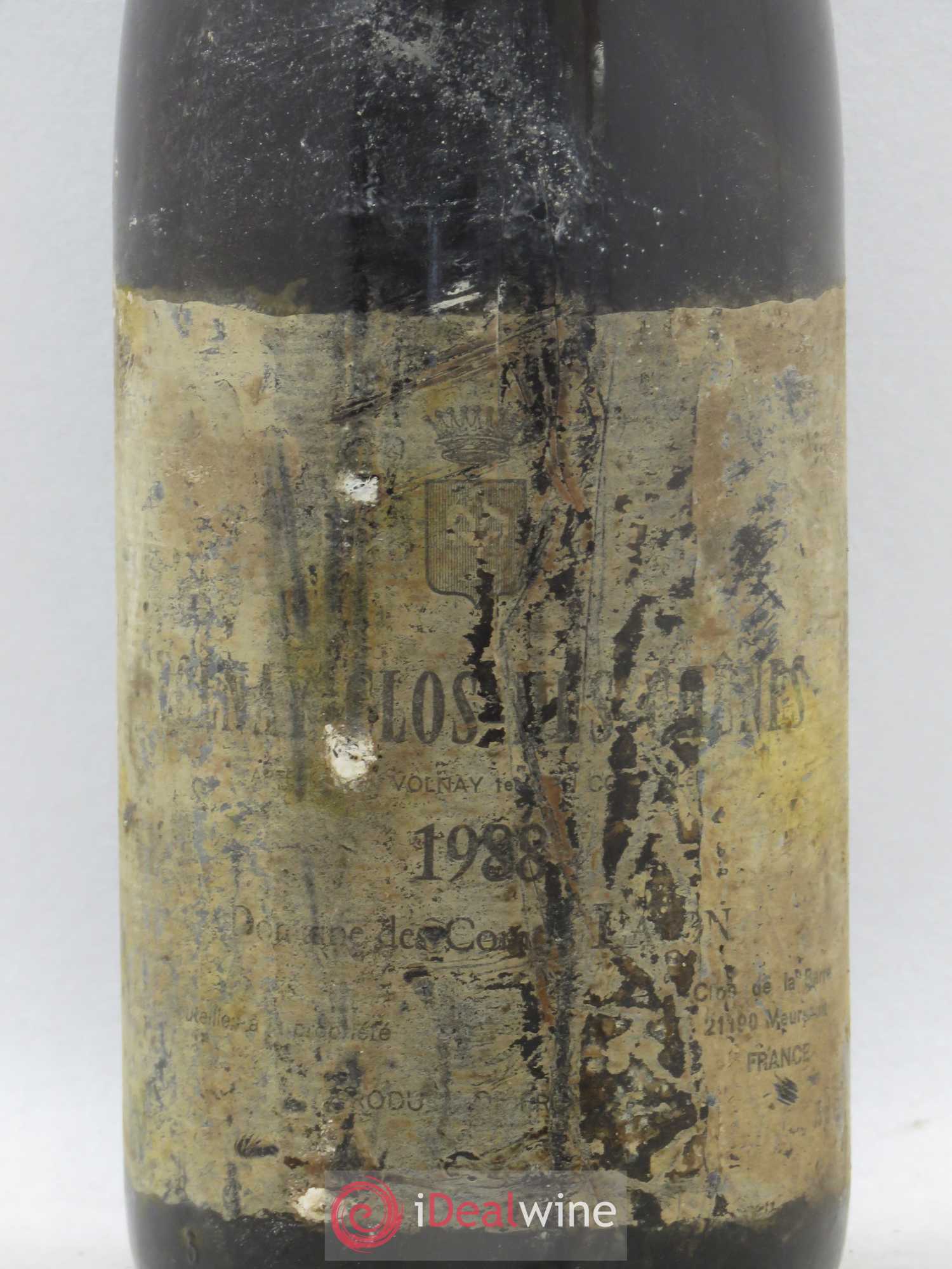 Volnay 1er Cru Clos des Chênes Comtes Lafon (Domaine des) 1988 - Lot de 2 bouteilles - 2