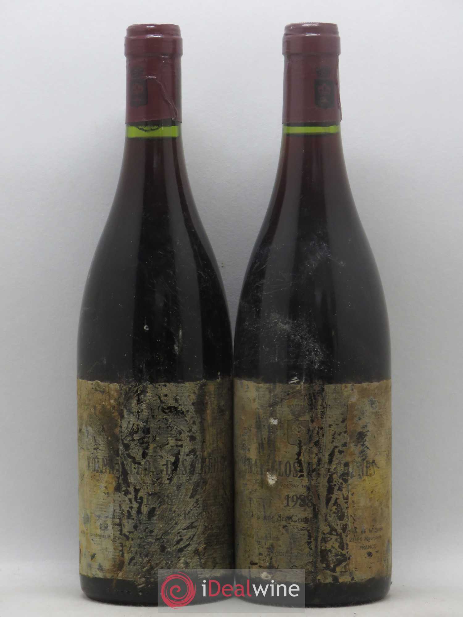 Volnay 1er Cru Clos des Chênes Comtes Lafon (Domaine des) 1988 - Lot de 2 bouteilles - 0