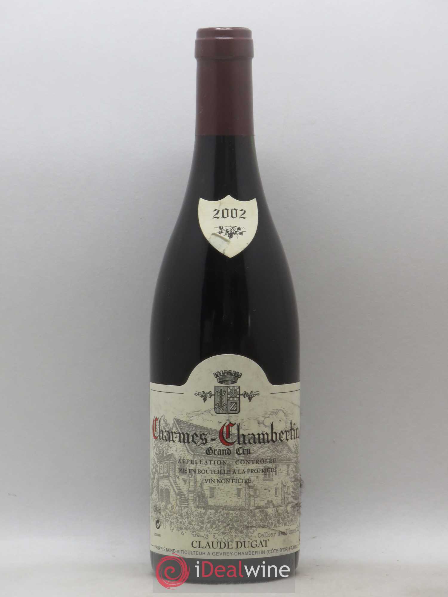 Charmes-Chambertin Grand Cru Claude Dugat 2002 - Lot de 1 bouteille - 0
