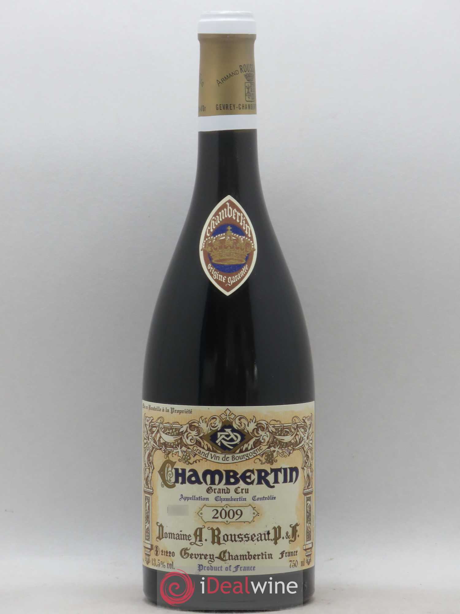 Chambertin Grand Cru Armand Rousseau (Domaine) 2009 - Lot de 1 bouteille - 0