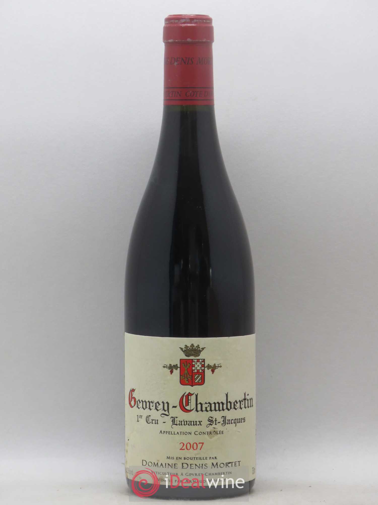 Gevrey-Chambertin 1er Cru Lavaux Saint Jacques Denis Mortet (Domaine) 2007 - Lot de 1 bouteille - 0