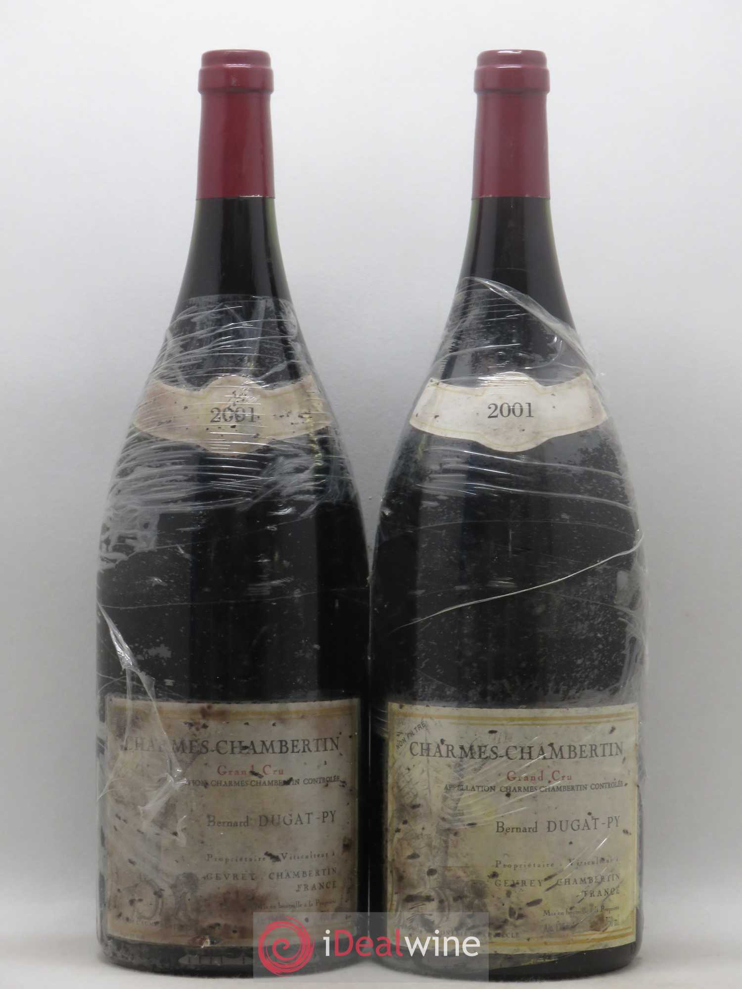 Charmes-Chambertin Grand Cru Dugat-Py 2001 - Lot de 2 magnums - 0