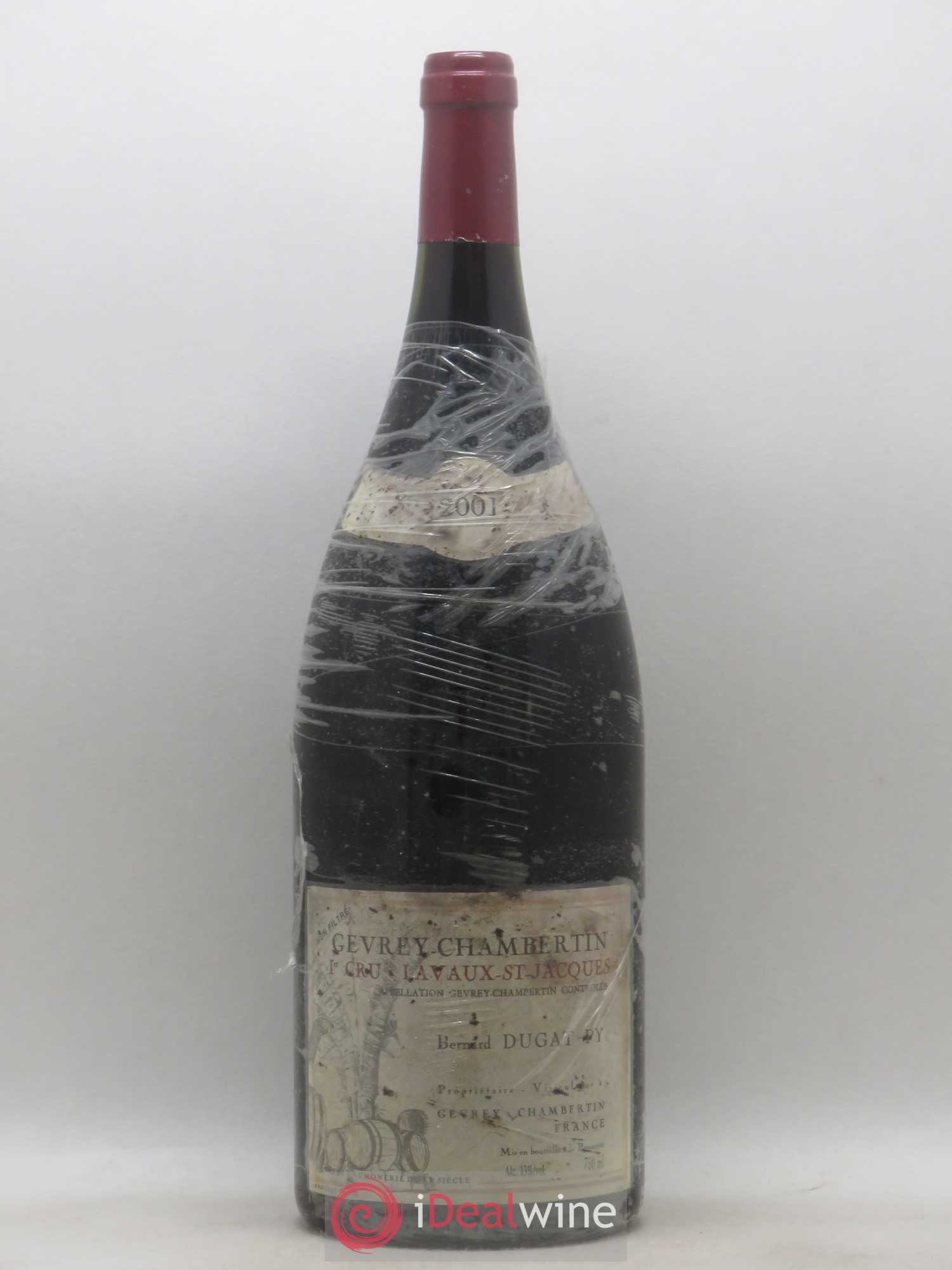 Gevrey-Chambertin 1er Cru Lavaux Saint Jacques Dugat-Py 2001 - Lot de 1 magnum - 0