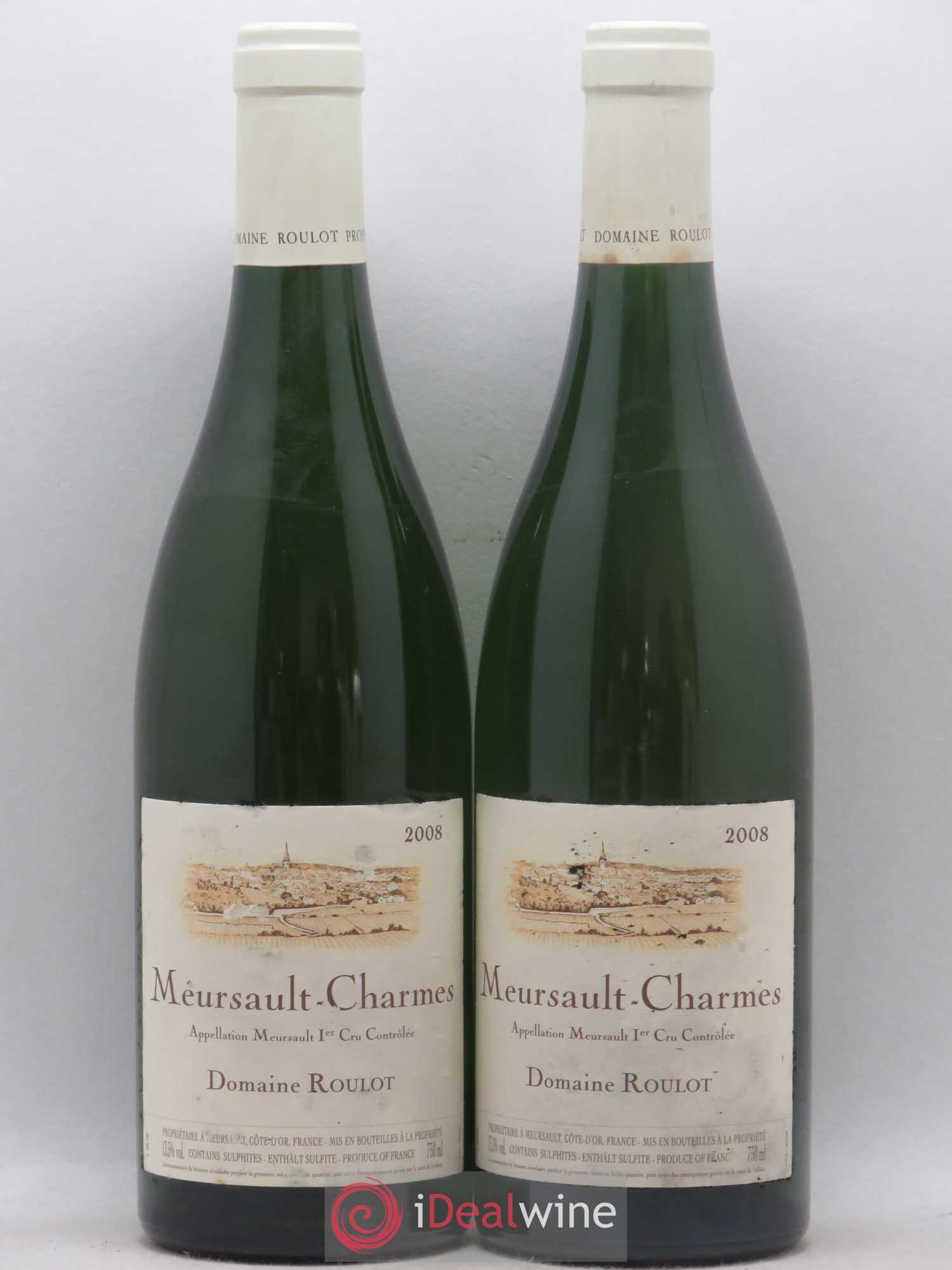 Meursault 1er Cru Charmes Roulot (Domaine) 2008 - Lot de 2 bouteilles - 0