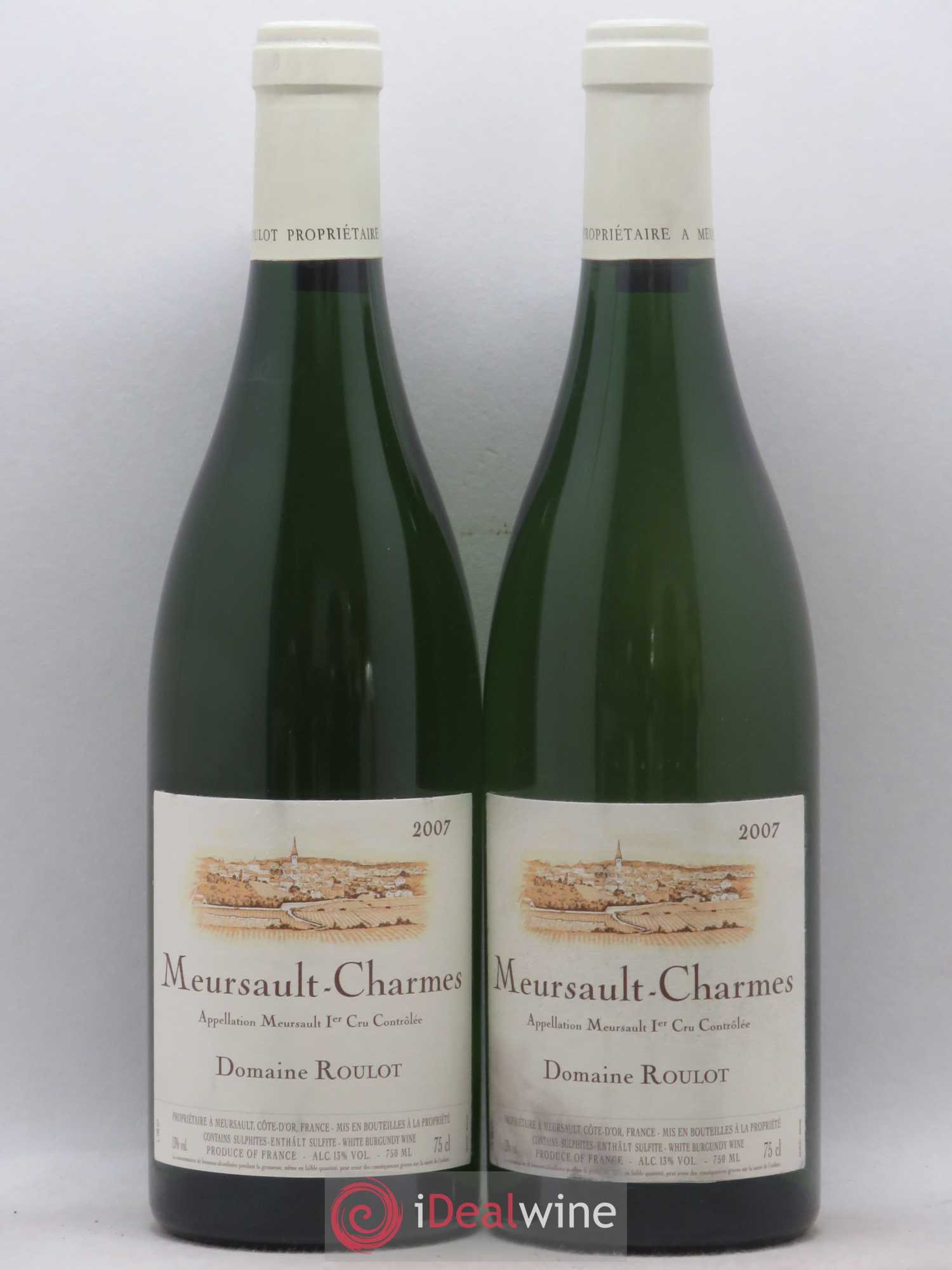 Meursault 1er Cru Charmes Roulot (Domaine) 2007 - Lot de 2 bouteilles - 0