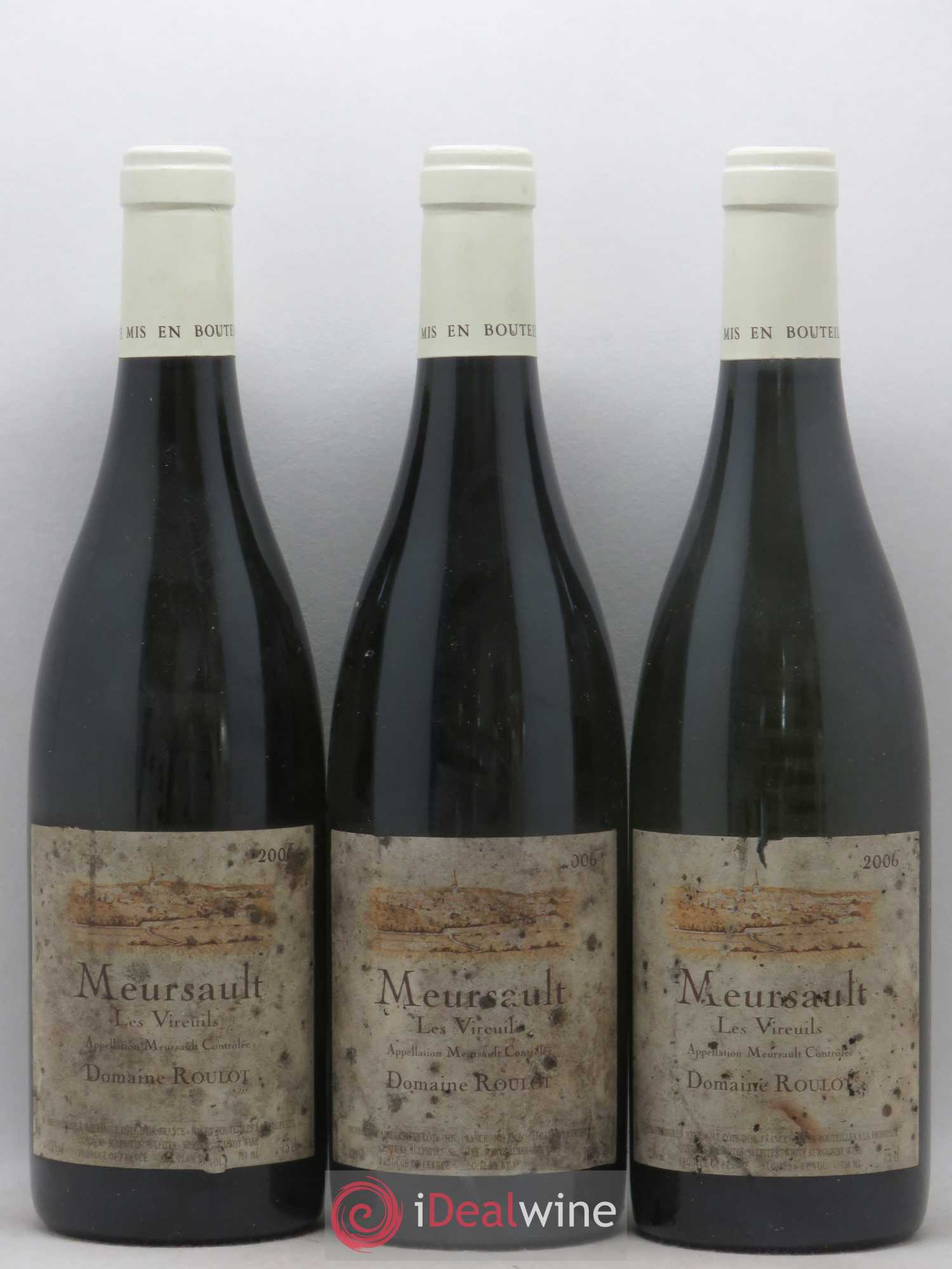 Meursault Les Vireuils Roulot (Domaine) 2006 - Lot de 3 bouteilles - 0