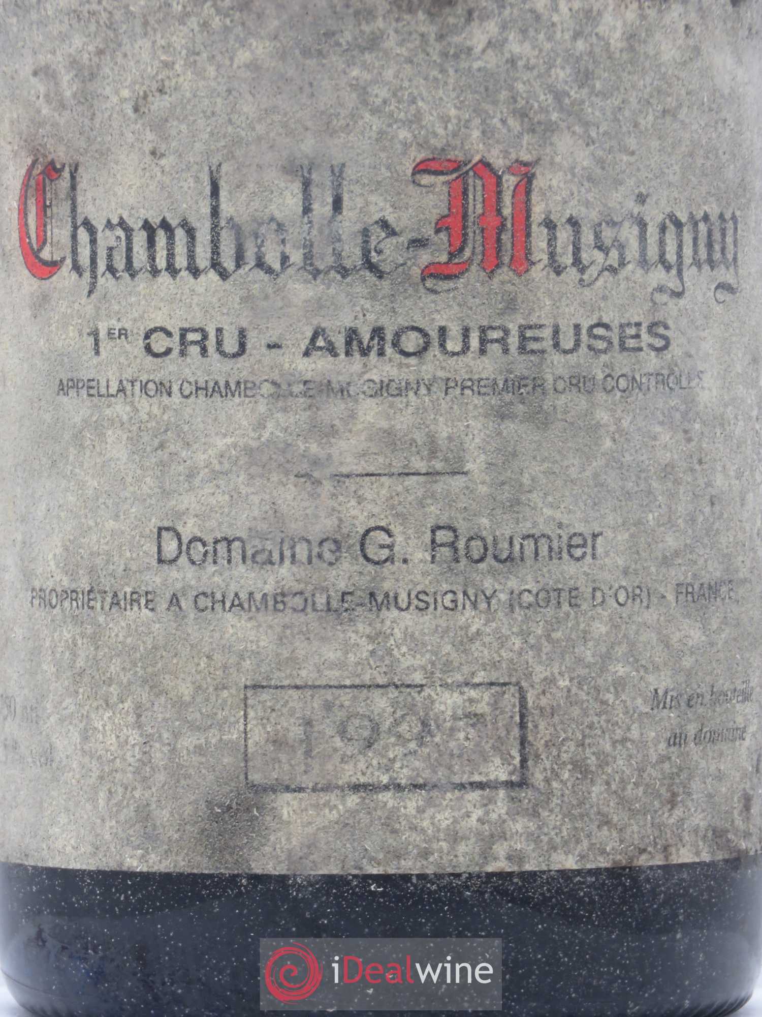 Chambolle-Musigny 1er Cru Les Amoureuses Georges Roumier (Domaine) 1997 - Lot de 1 bouteille - 1