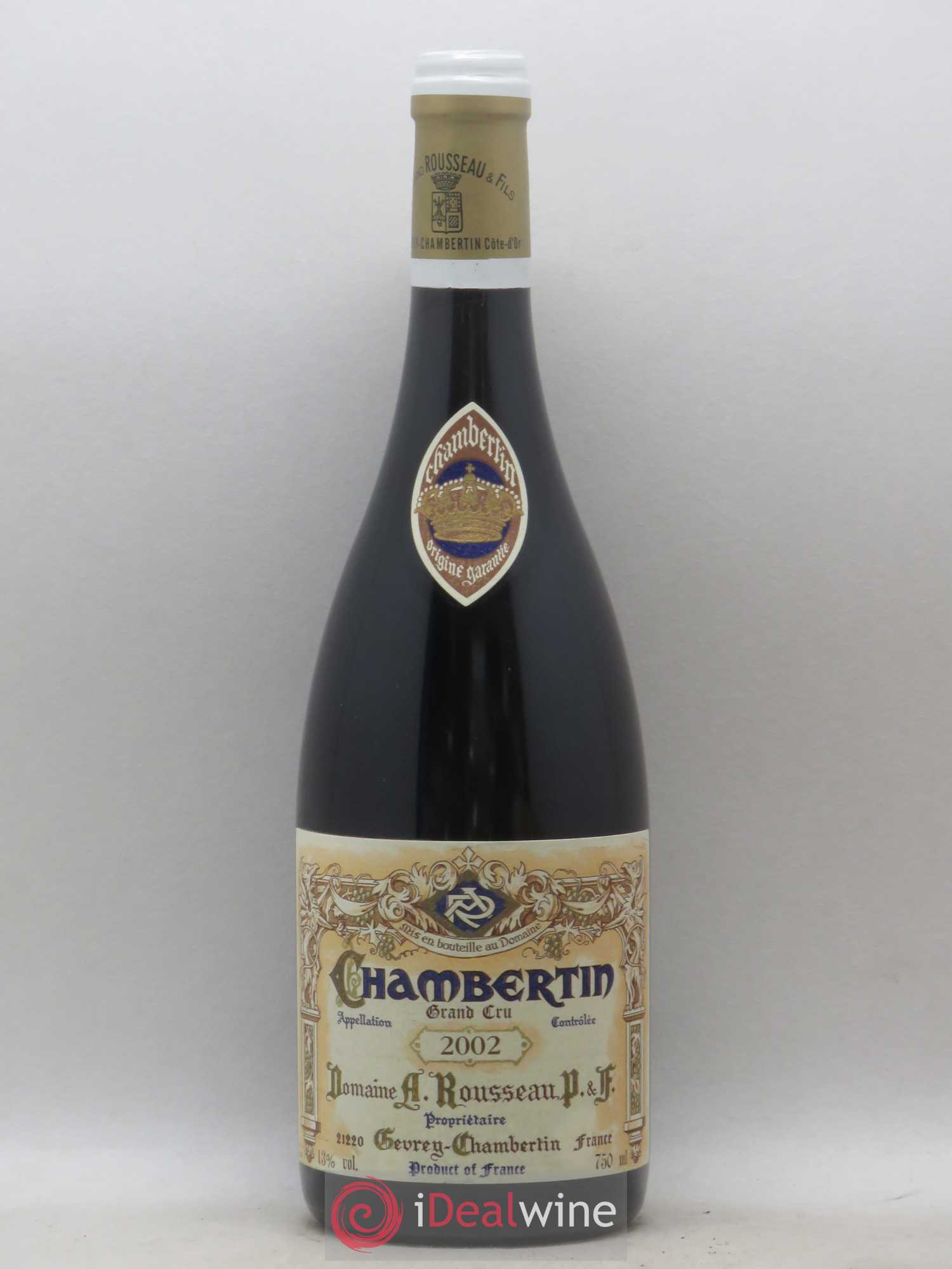 Chambertin Grand Cru Armand Rousseau (Domaine) 2002 - Lot de 1 bouteille - 0