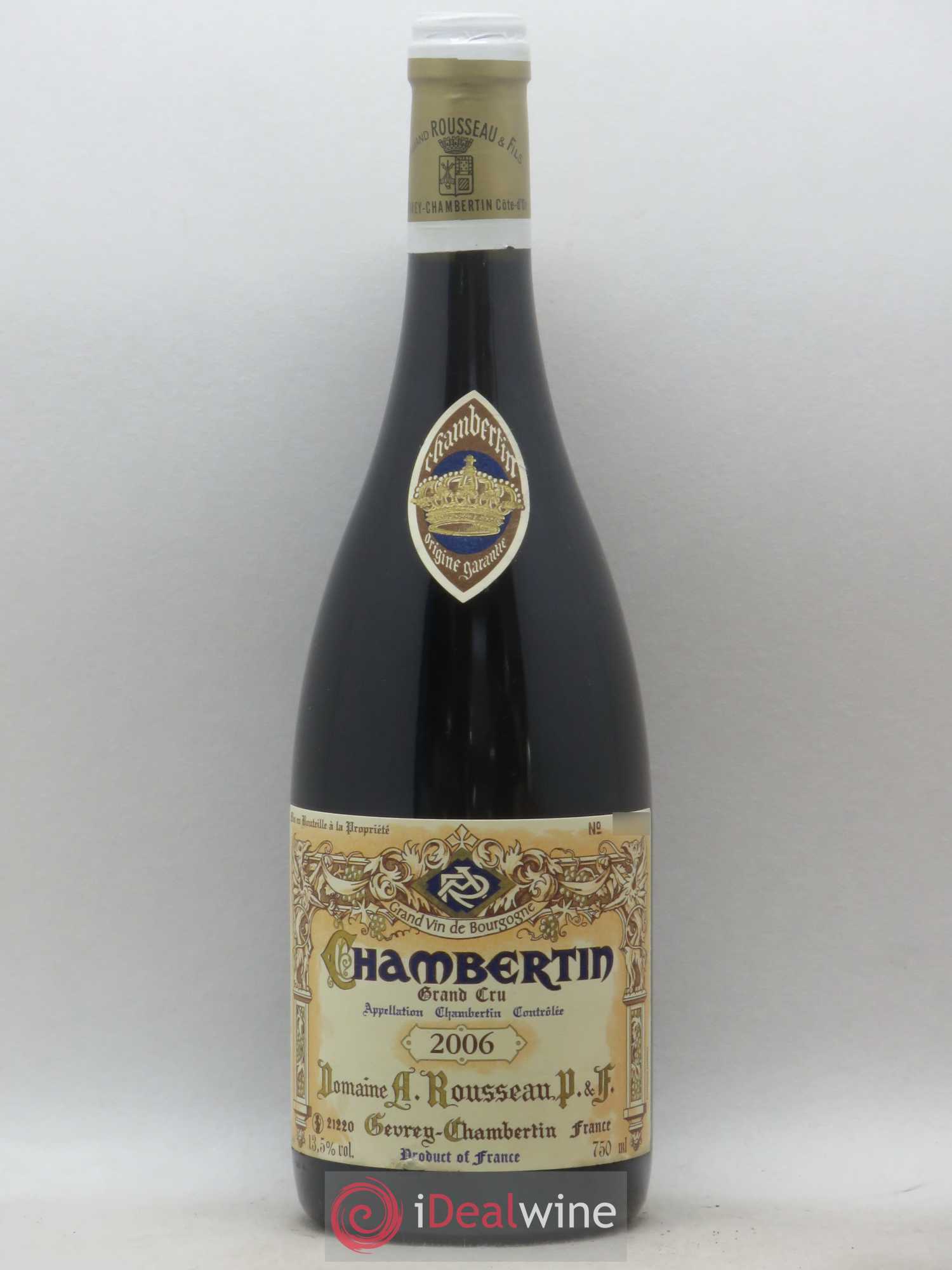Chambertin Grand Cru Armand Rousseau (Domaine) 2006 - Lot de 1 bouteille - 0