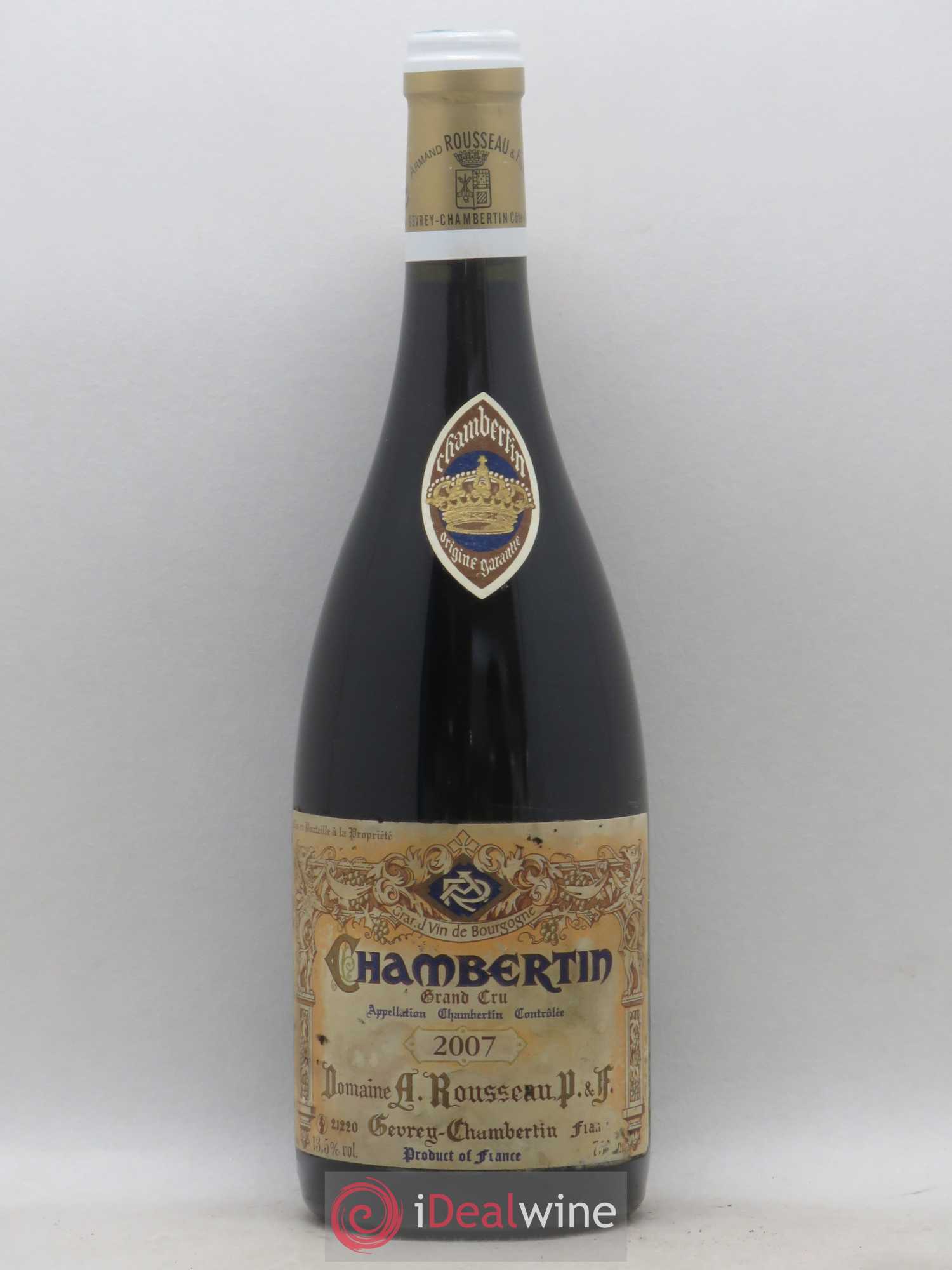 Chambertin Grand Cru Armand Rousseau (Domaine) 2007 - Lot de 1 bouteille - 0