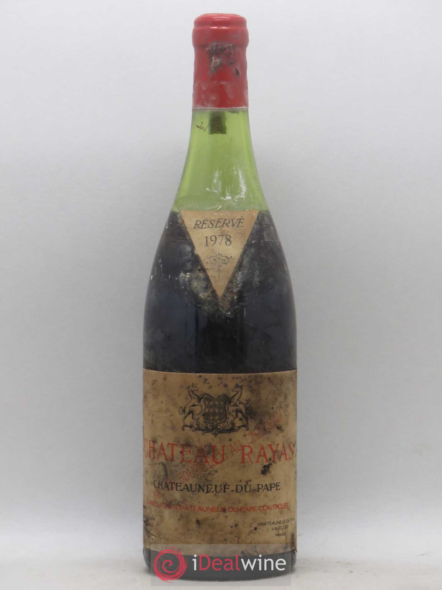 Châteauneuf-du-Pape Château Rayas Emmanuel Reynaud 1978 - Lot de 1 bouteille - 0