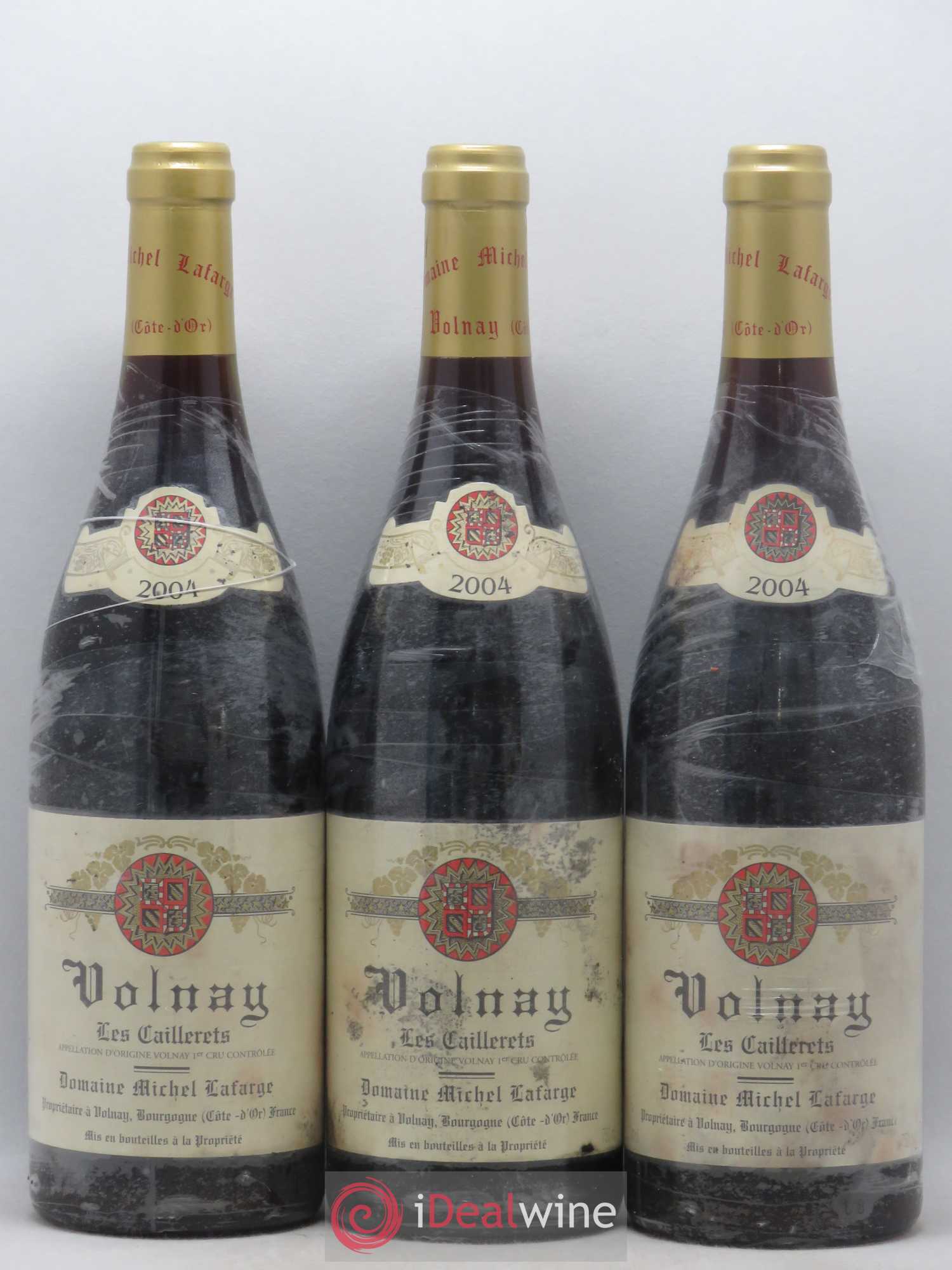Volnay 1er Cru Les Caillerets Lafarge (Domaine) 2004 - Lot de 3 bouteilles - 0