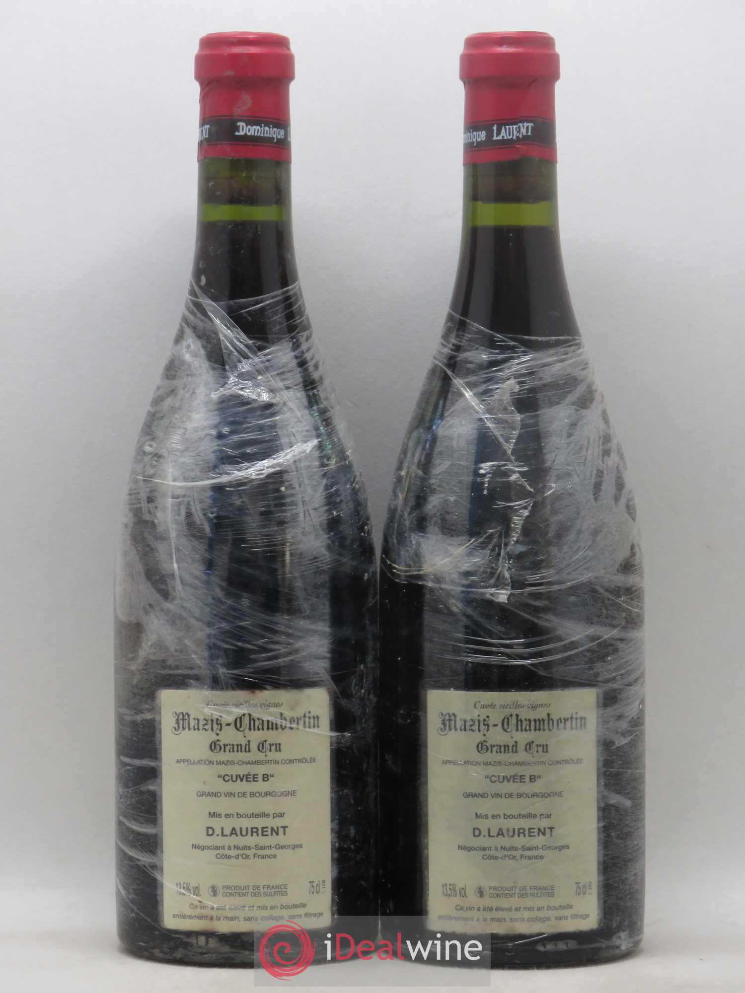 Mazis-Chambertin Grand Cru Dominique Laurent Cuvée B Grande Cuvée Vieilles Vignes 2005 - Posten von 2 Flaschen - 1
