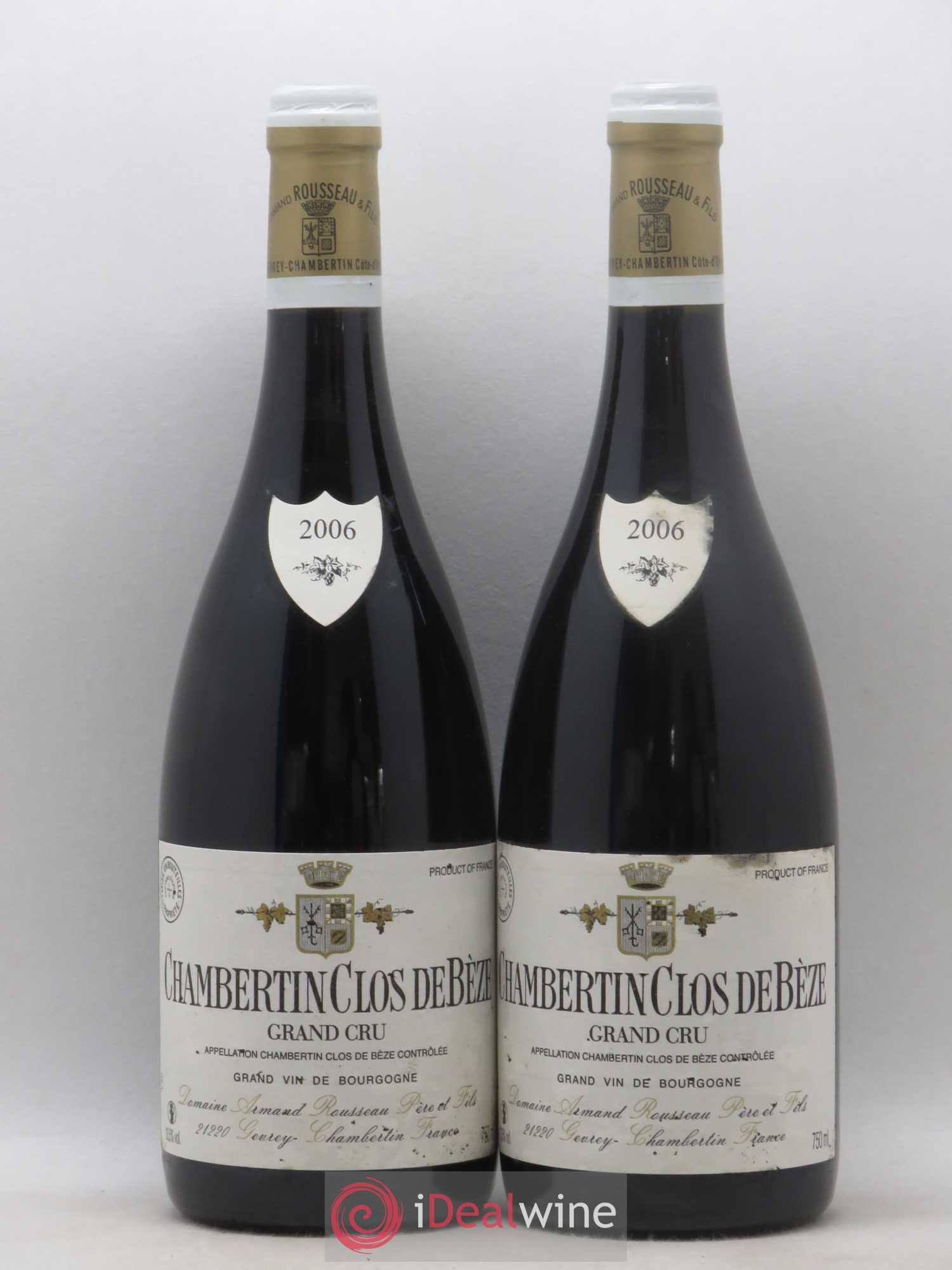 Chambertin Clos de Bèze Grand Cru Armand Rousseau (Domaine) 2006 - Lot de 2 bouteilles - 0