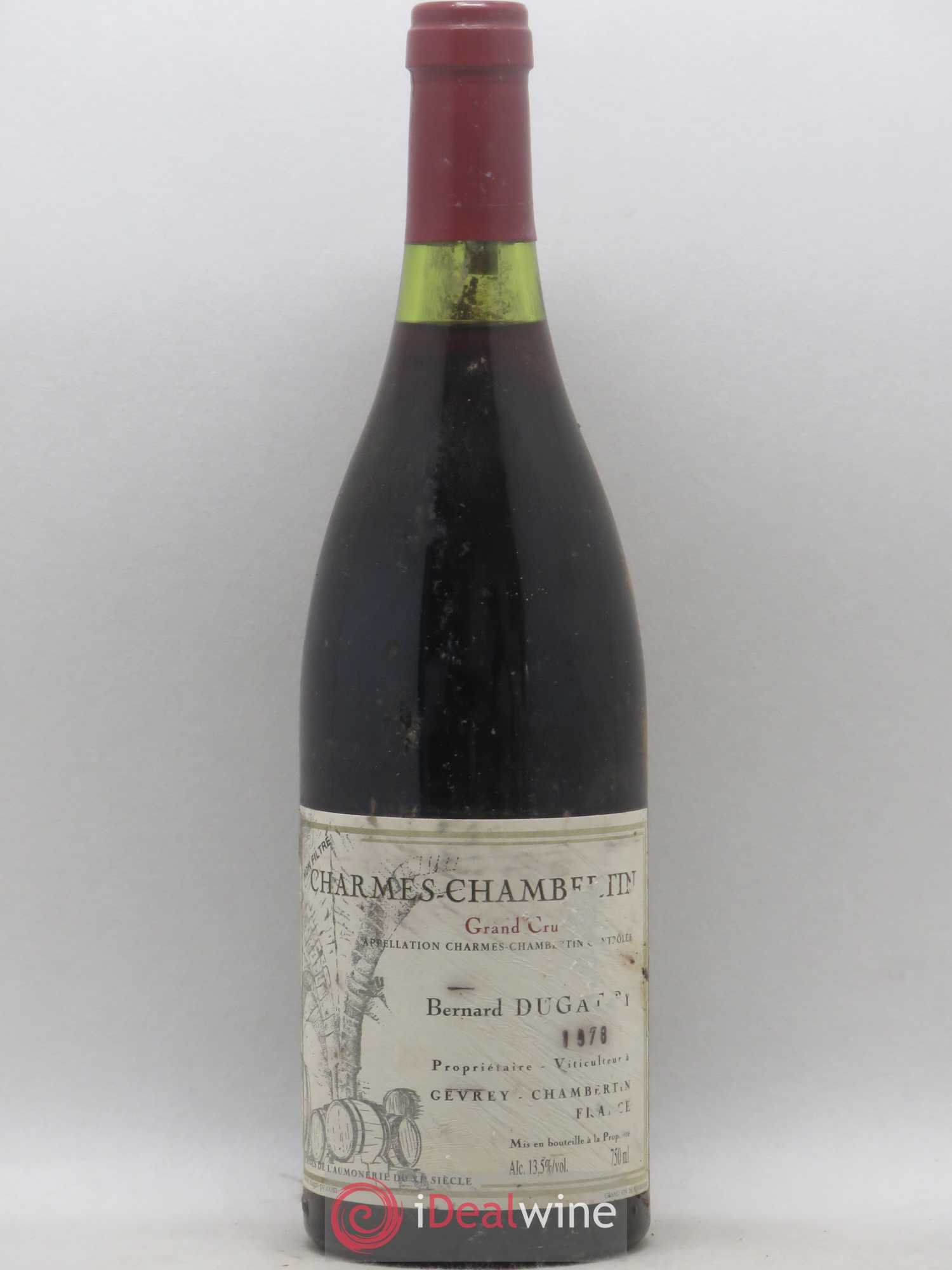 Charmes-Chambertin Grand Cru Dugat-Py 1978 - Lot de 1 bouteille - 0