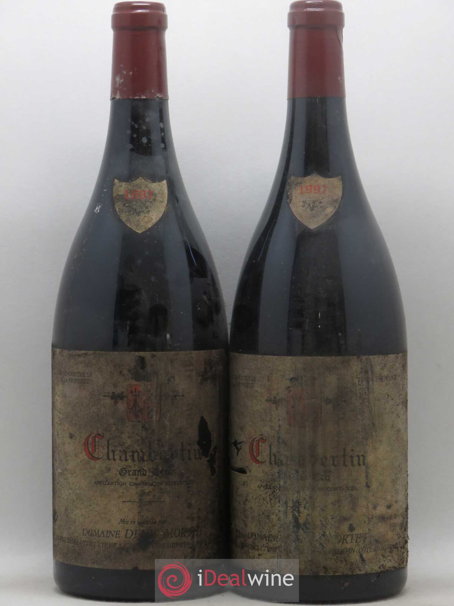Chambertin Grand Cru Denis Mortet (Domaine) 1997 - Lot de 2 magnums - 0