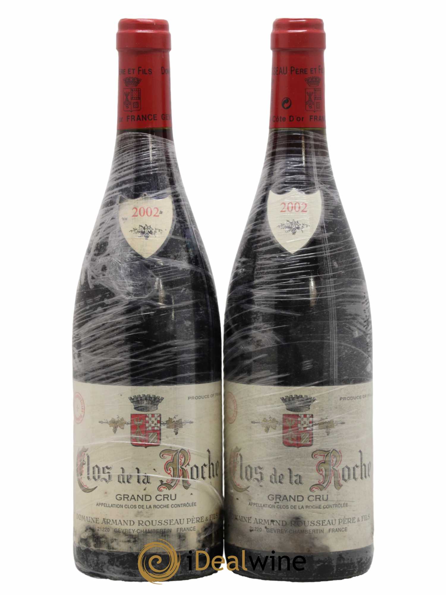 Clos de la Roche Grand Cru Armand Rousseau (Domaine) 2002 - Lot de 2 bouteilles - 0