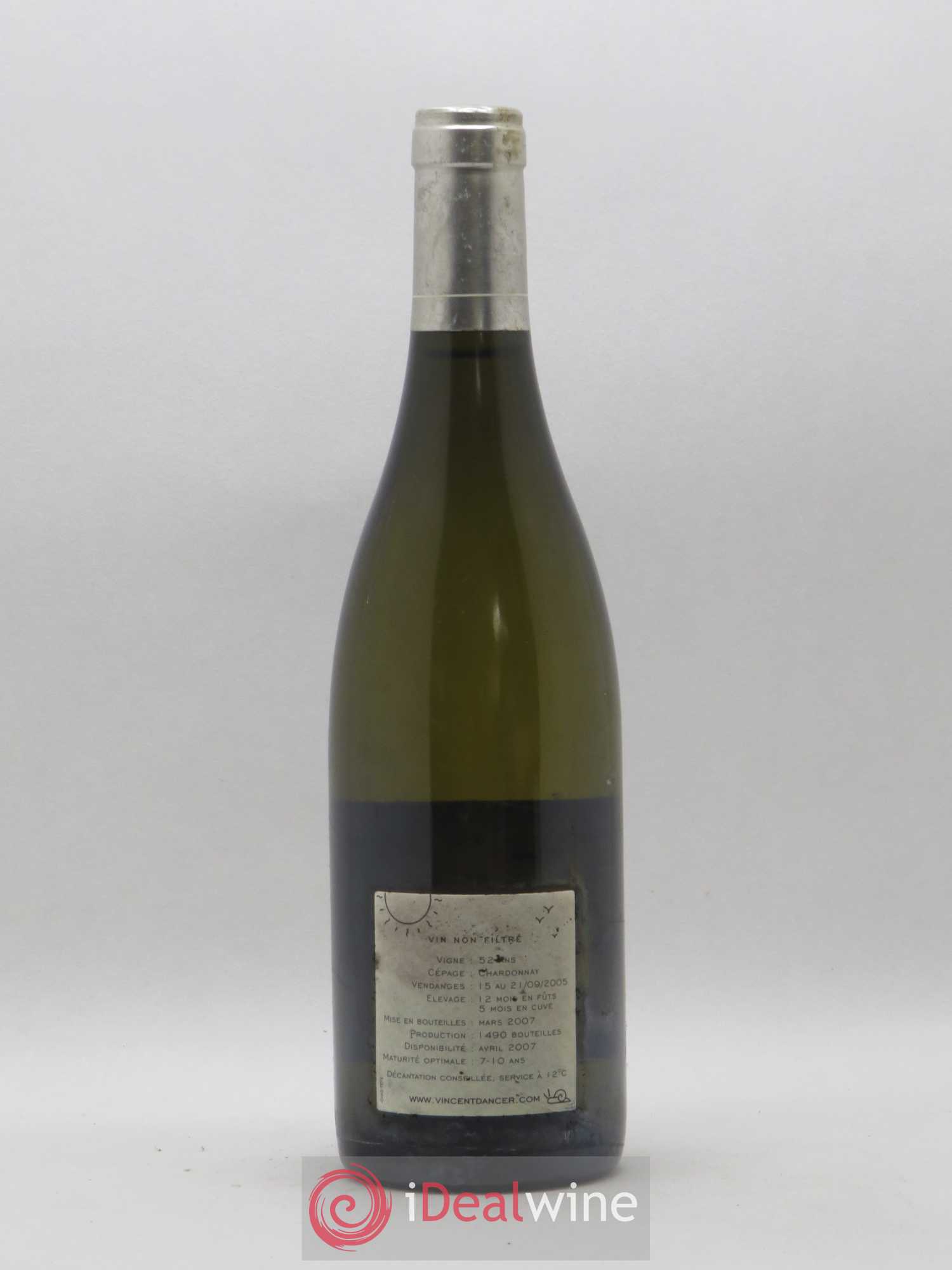 Chassagne-Montrachet 1er Cru (Morgeot) Tête du Clos Vincent Dancer 2005 - Lot de 1 bouteille - 1