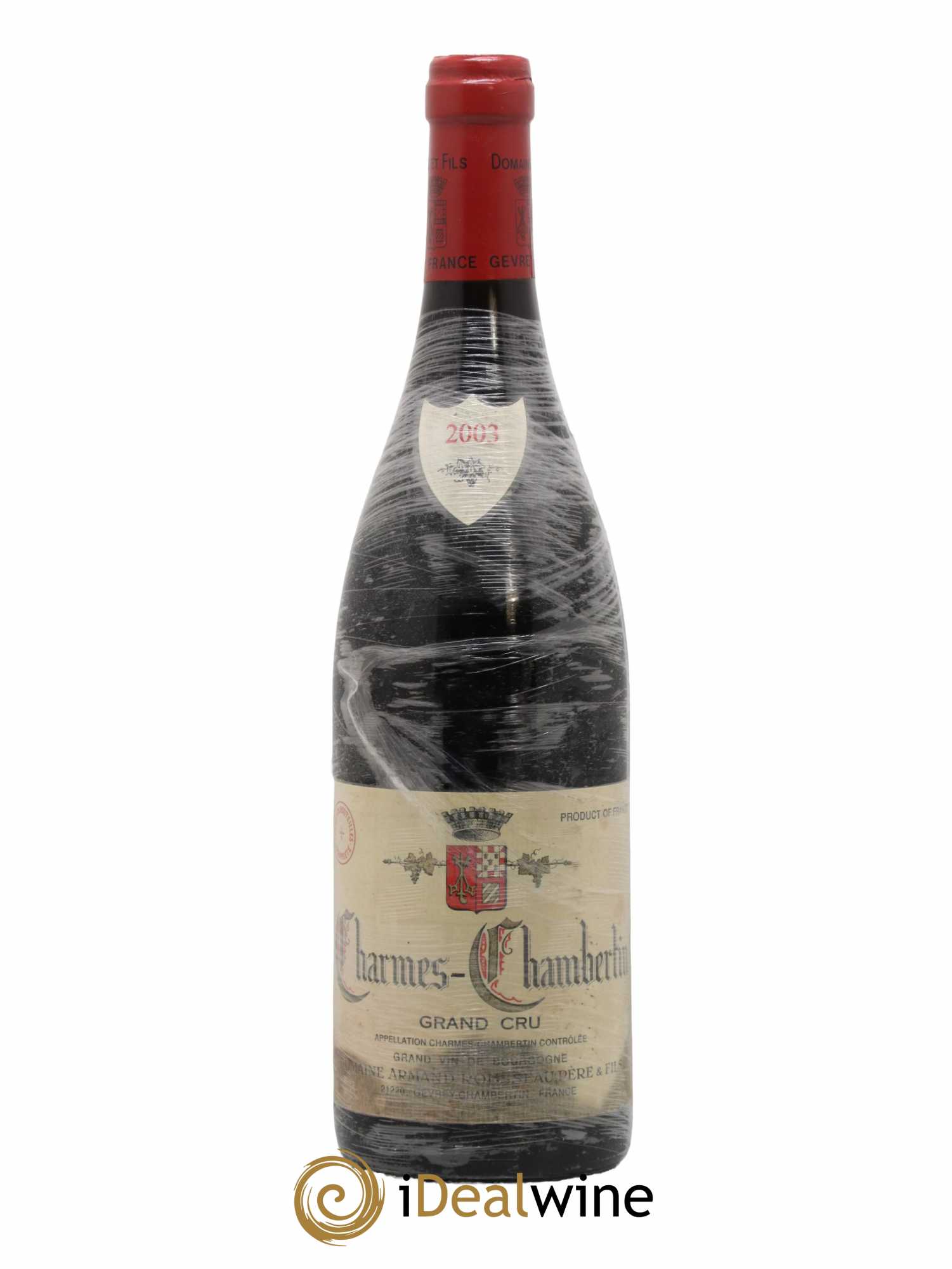 Charmes-Chambertin Grand Cru Armand Rousseau (Domaine) 2003 - Lot de 1 bouteille - 0