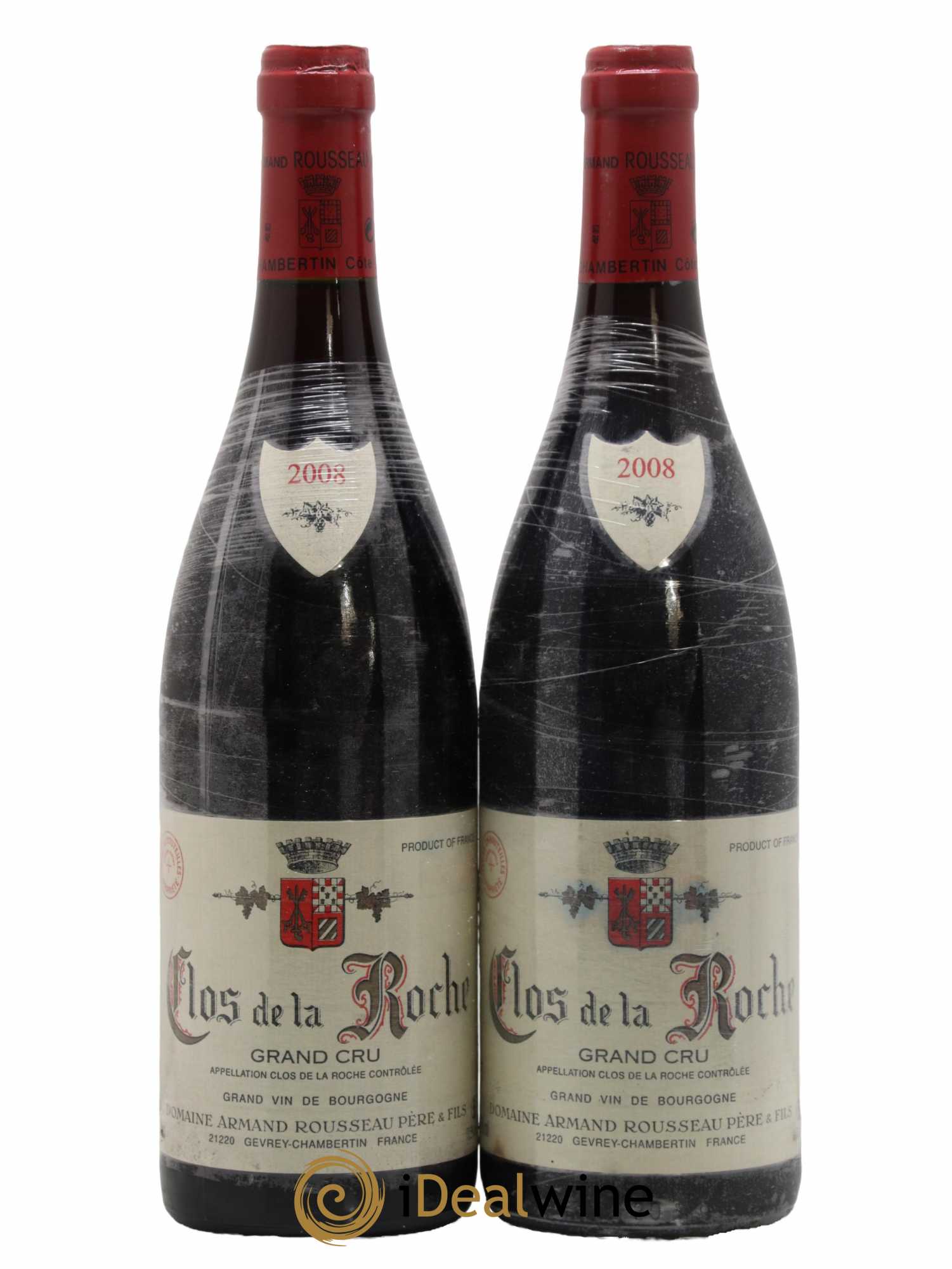 Clos de la Roche Grand Cru Armand Rousseau (Domaine) 2008 - Lot de 2 bouteilles - 0