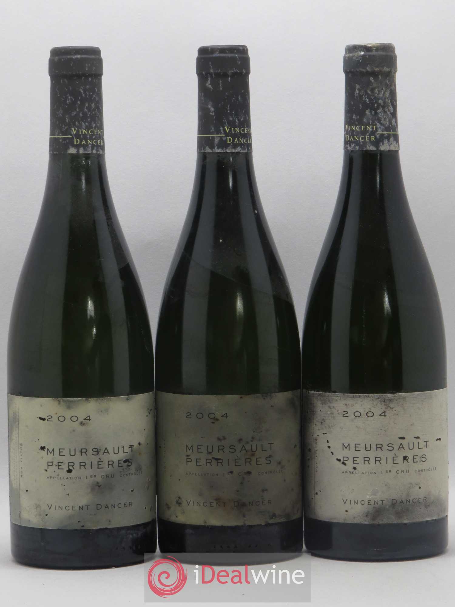 Meursault 1er Cru Perrières Vincent Dancer 2004 - Lot de 3 bouteilles - 0