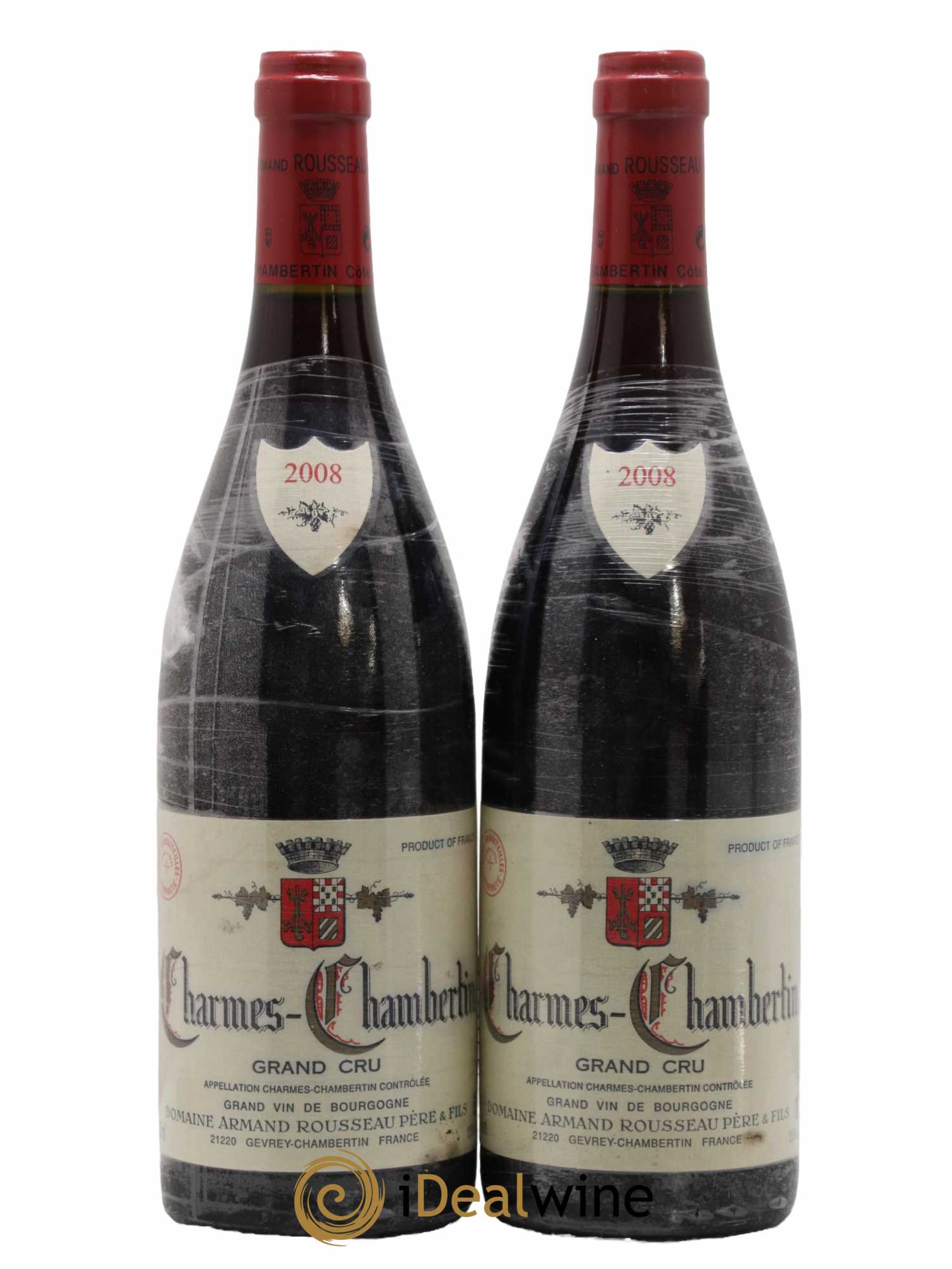 Charmes-Chambertin Grand Cru Armand Rousseau (Domaine) 2008 - Lot of 2 bottles - 0