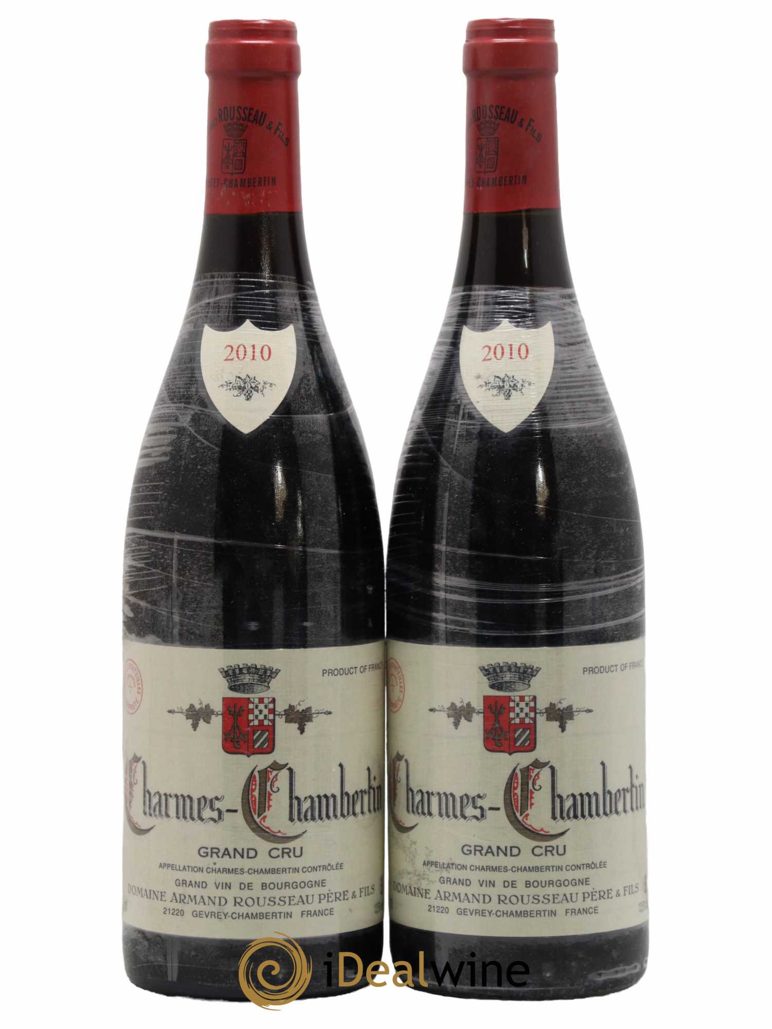 Charmes-Chambertin Grand Cru Armand Rousseau (Domaine) 2010 - Lot de 2 bouteilles - 0