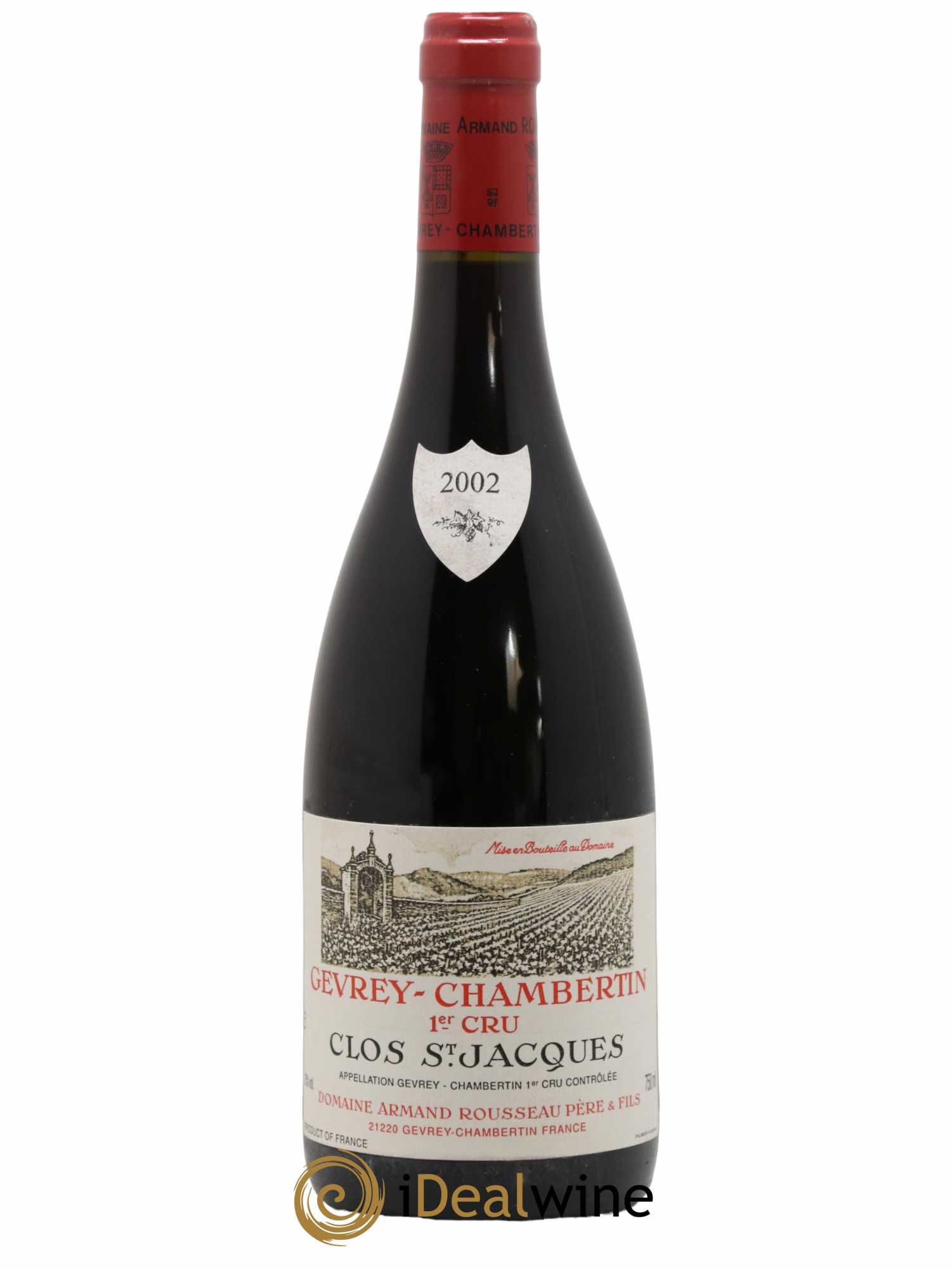 Gevrey-Chambertin 1er Cru Clos Saint-Jacques Armand Rousseau (Domaine) 2002 - Lot de 1 bouteille - 0