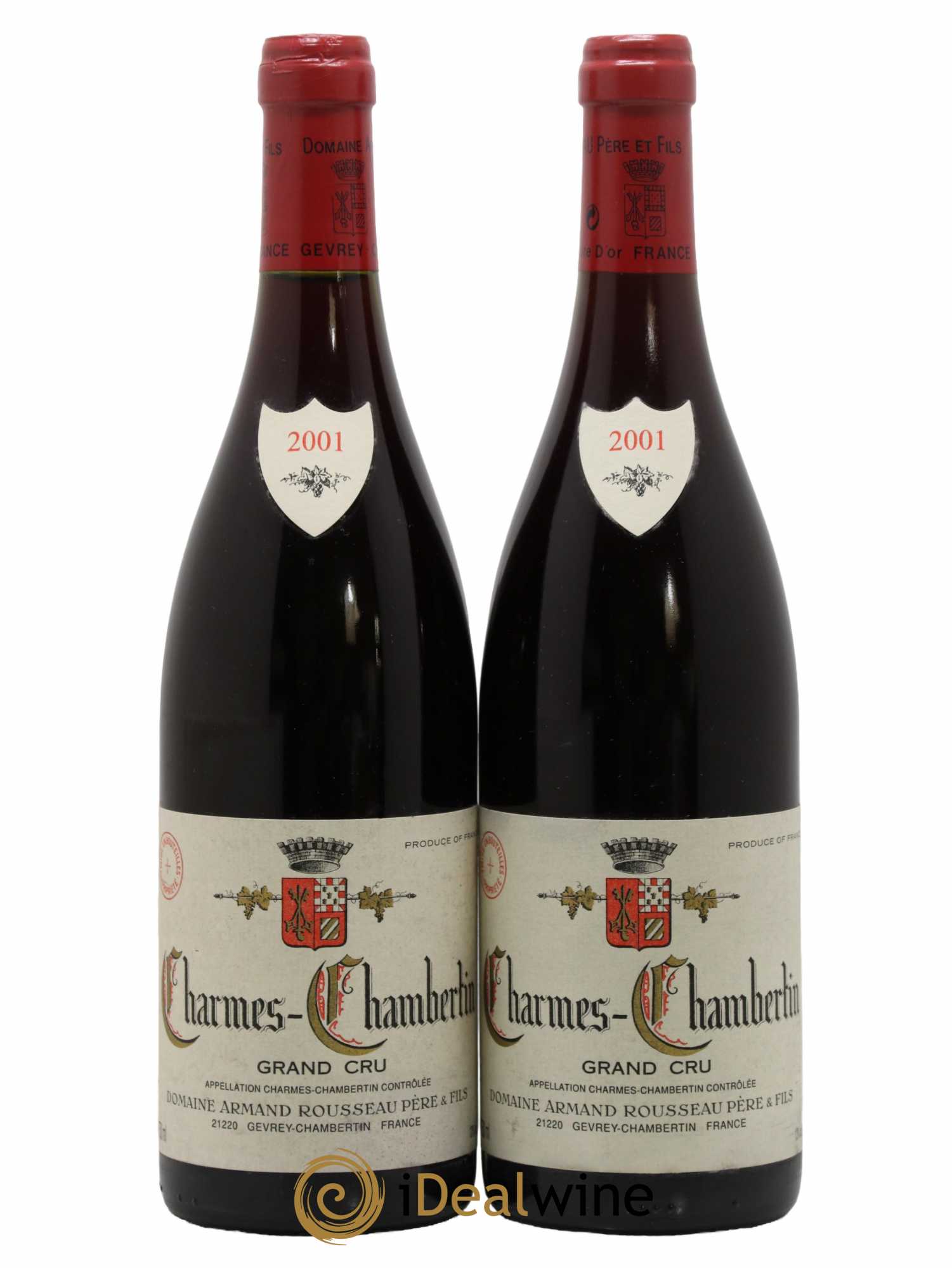 Charmes-Chambertin Grand Cru Armand Rousseau (Domaine) 2001 - Lot de 2 bouteilles - 0