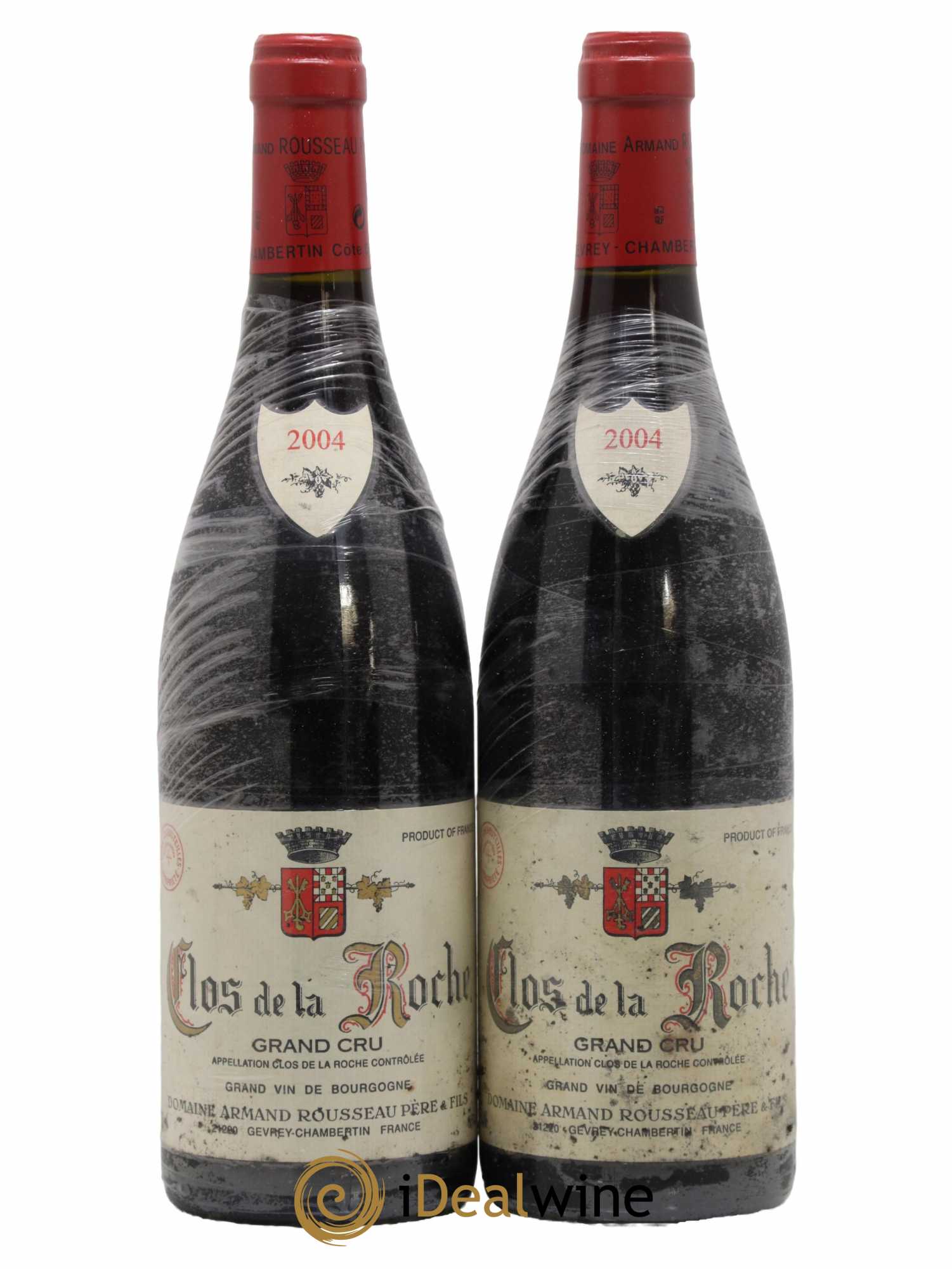 Clos de la Roche Grand Cru Armand Rousseau (Domaine) 2004 - Lot de 2 bouteilles - 0
