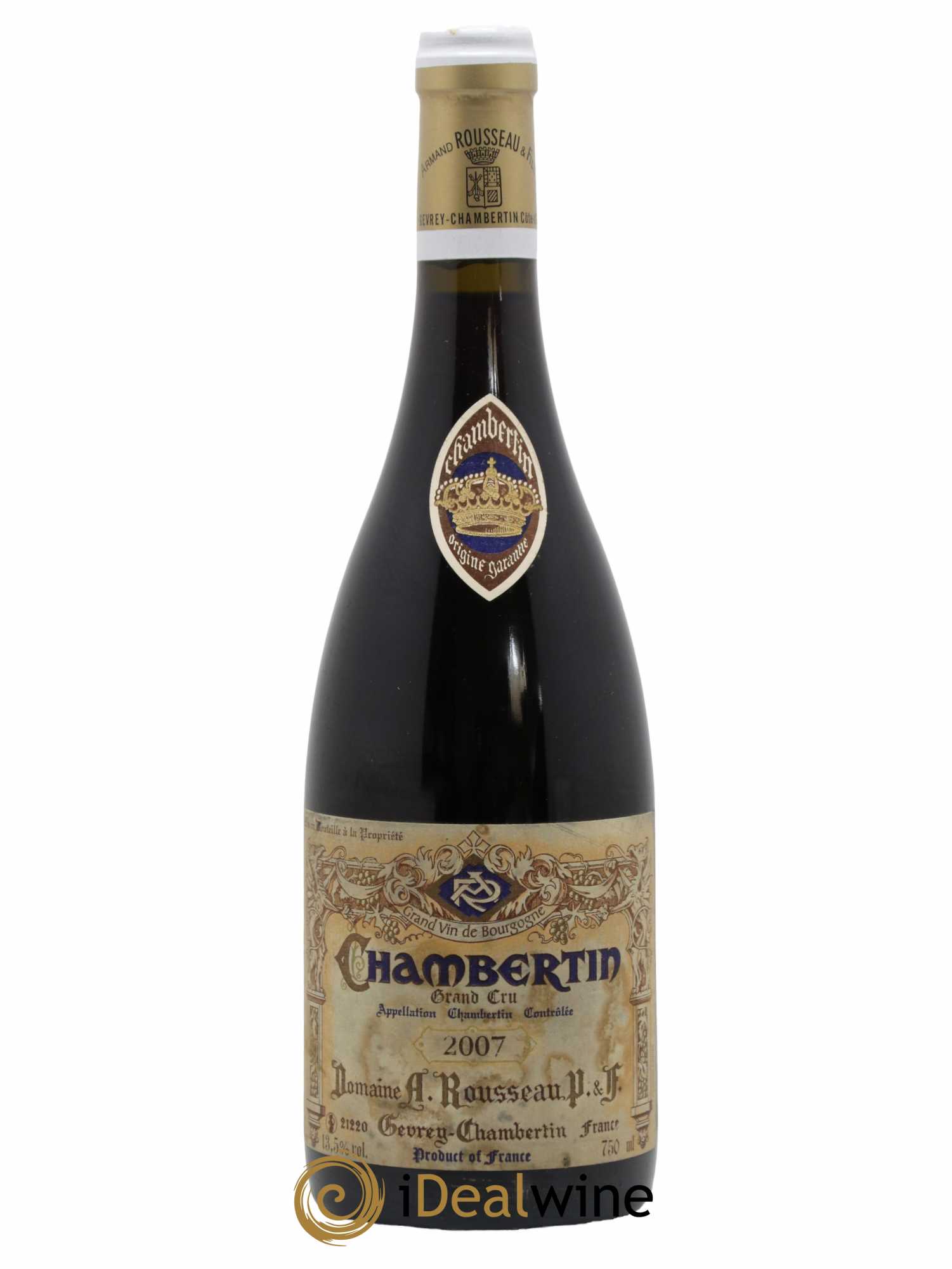 Chambertin Grand Cru Armand Rousseau (Domaine) 2007 - Lot de 1 bouteille - 0
